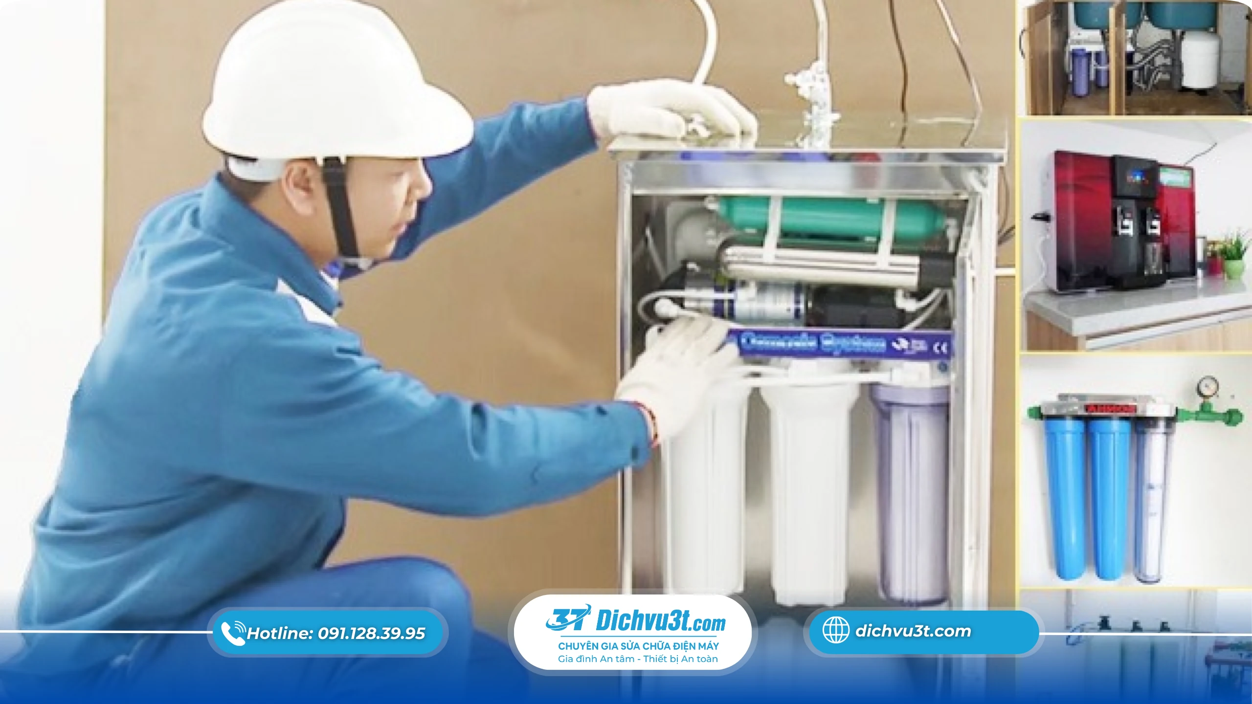 Cách khắc phục máy lọc nước kêu to, rung mạnh