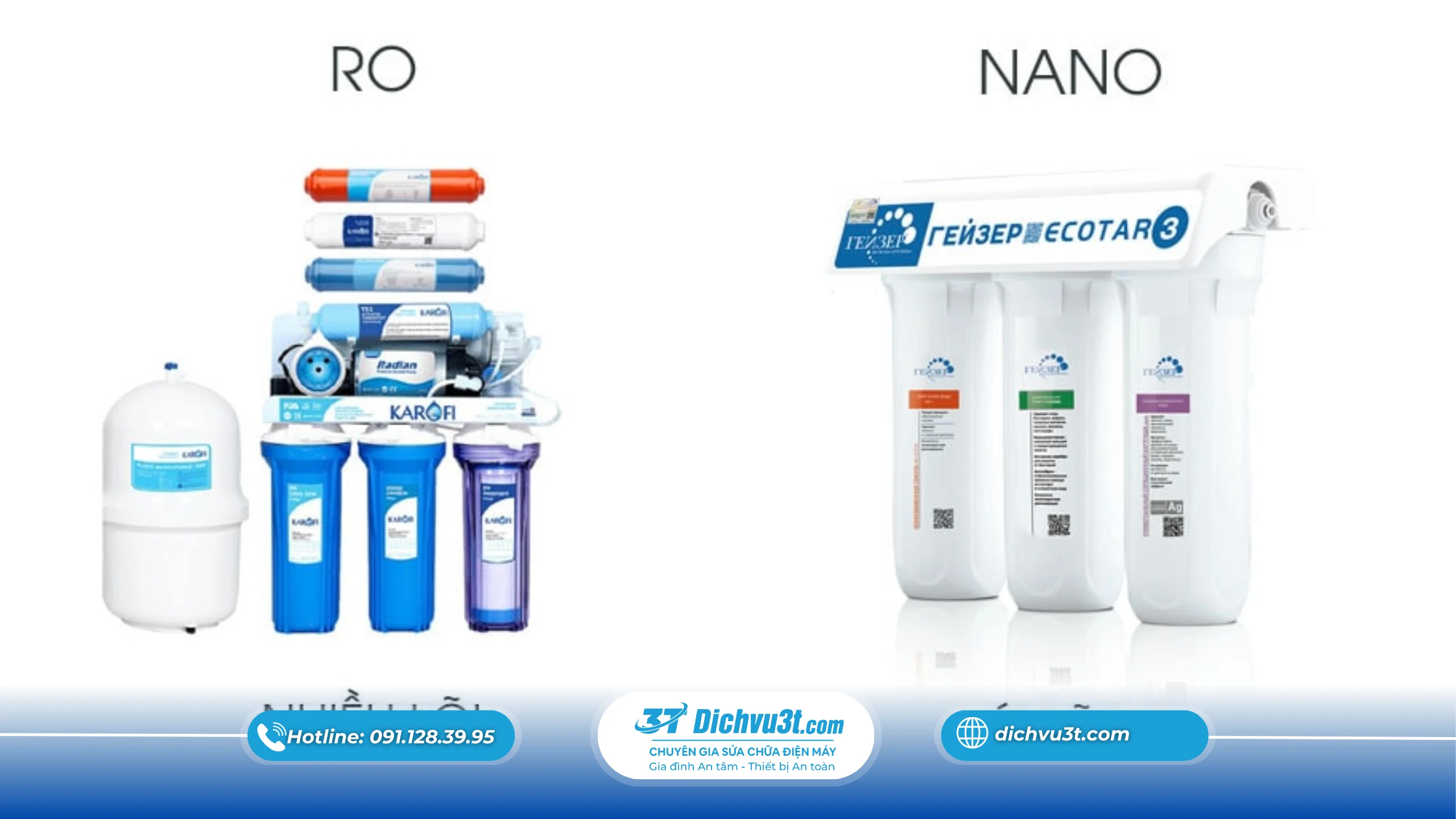 Dichvu3t.com - đơn vị lắp đặt, sửa chữa máy lọc nước uy tín, chuyên nghiệp tại Hà Nội.