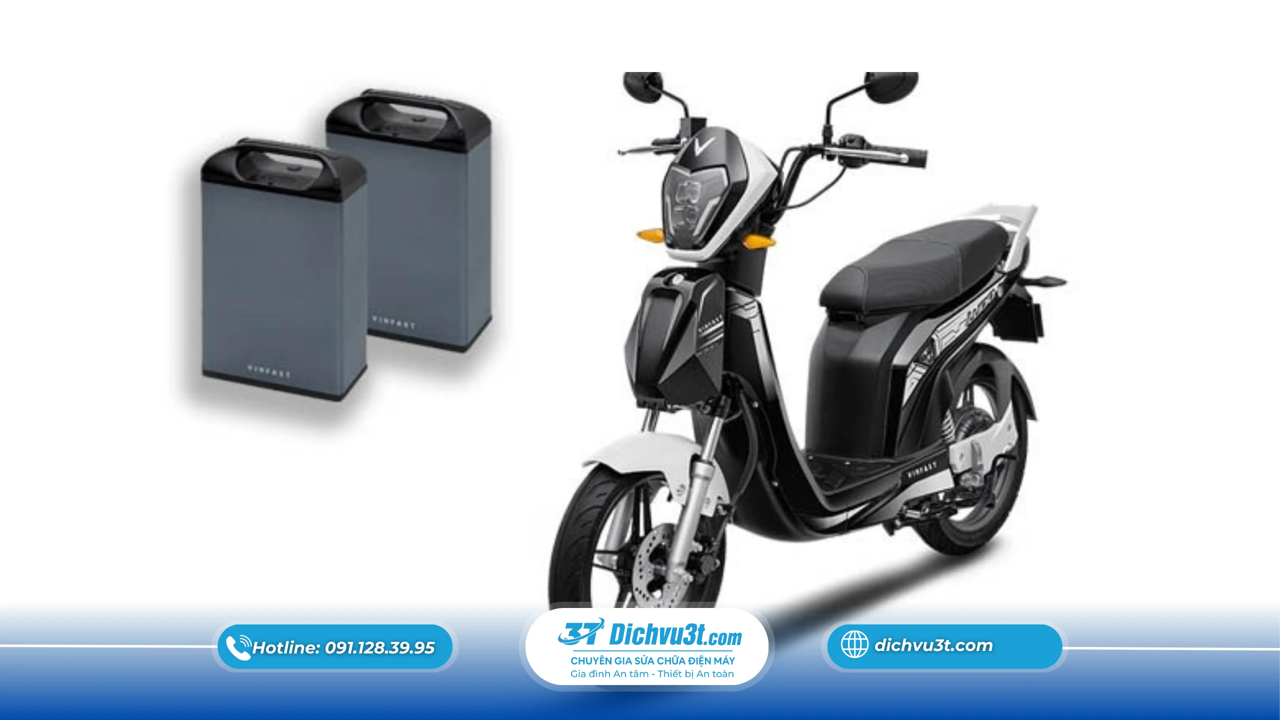 thay pin xe máy điện