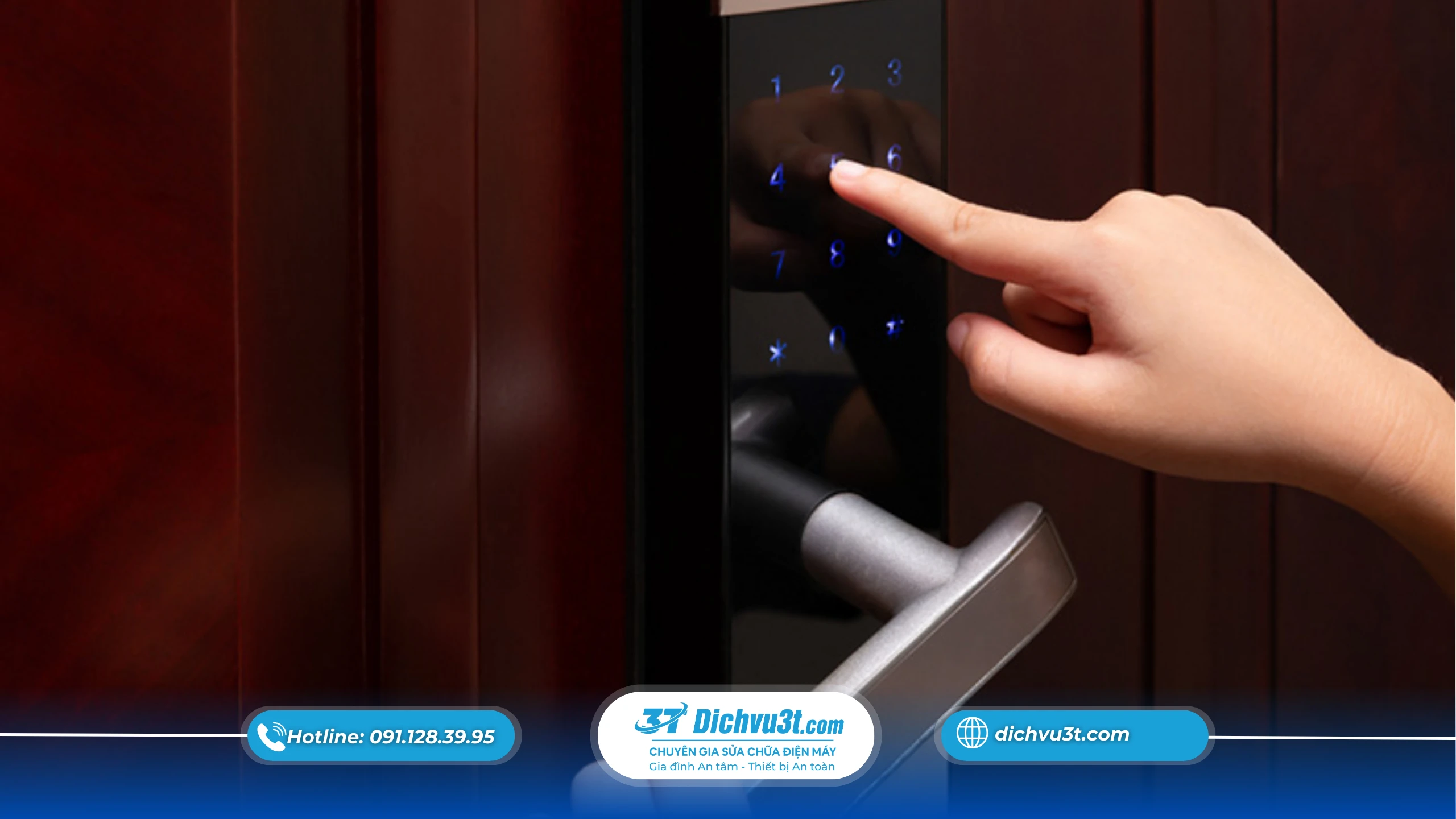 Cách cài đặt khóa cửa thẻ từ