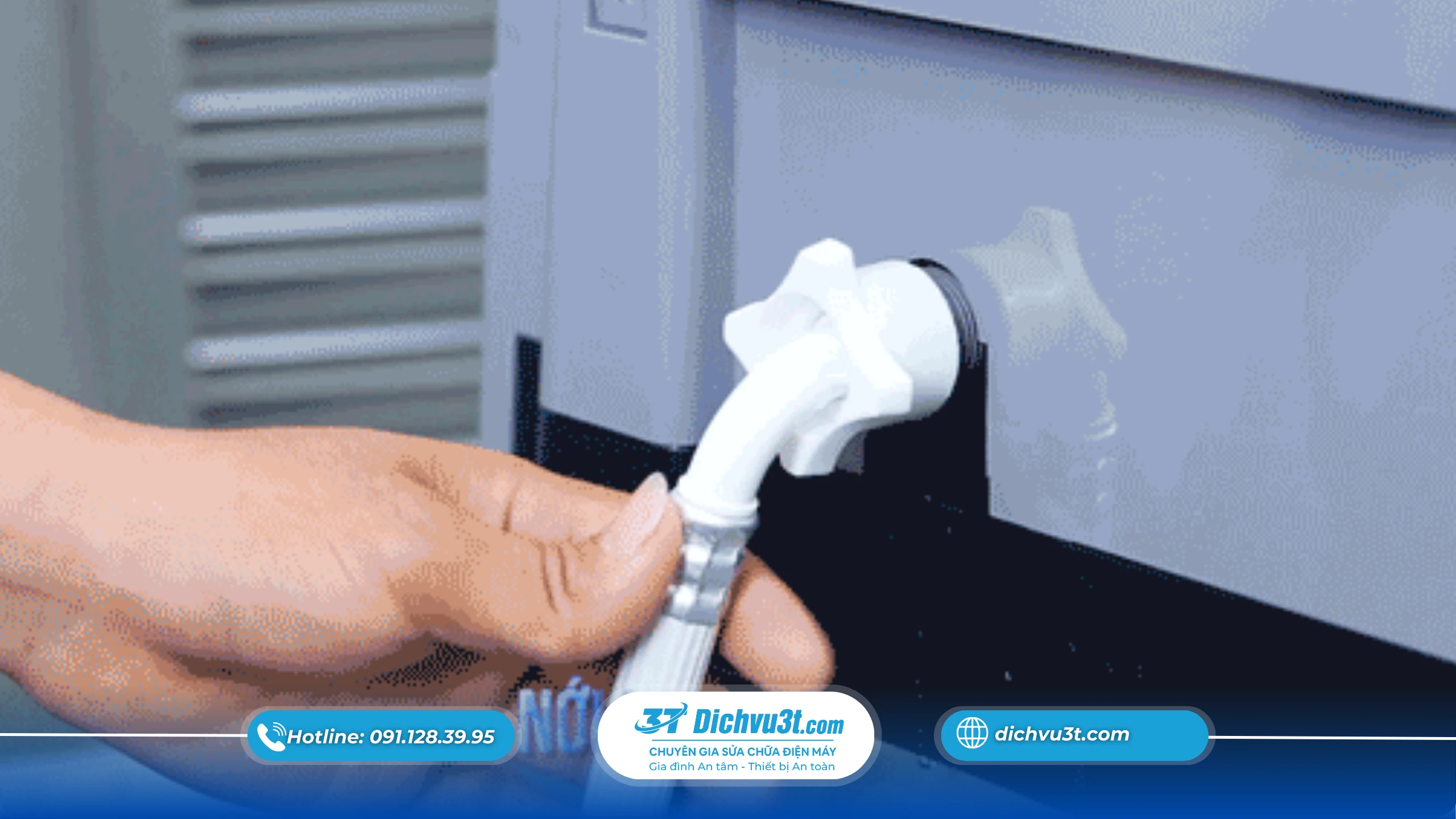 Cách vệ sinh ống xả máy giặt chuẩn kỹ thuật