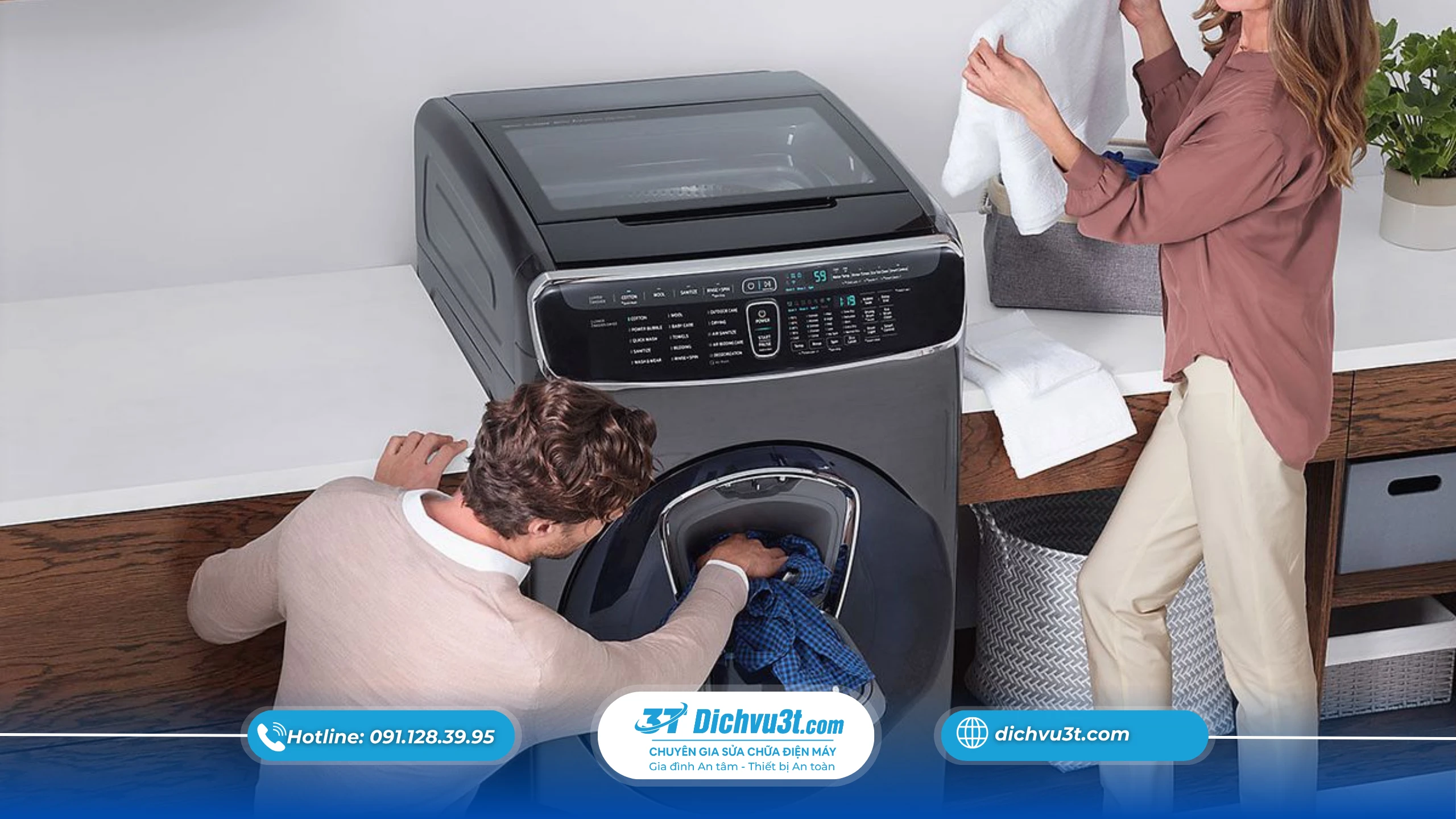 Tại sao nên lắp đặt máy giặt cửa ngang?