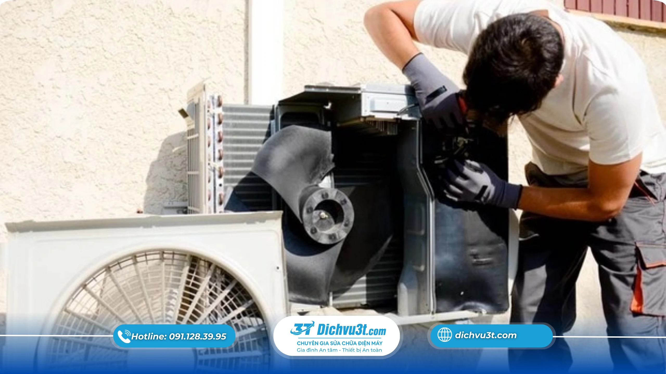 Máy nén (Block) hỏng – Lỗi nghiêm trọng khiến cục nóng điều hòa không chạy hoàn toàn