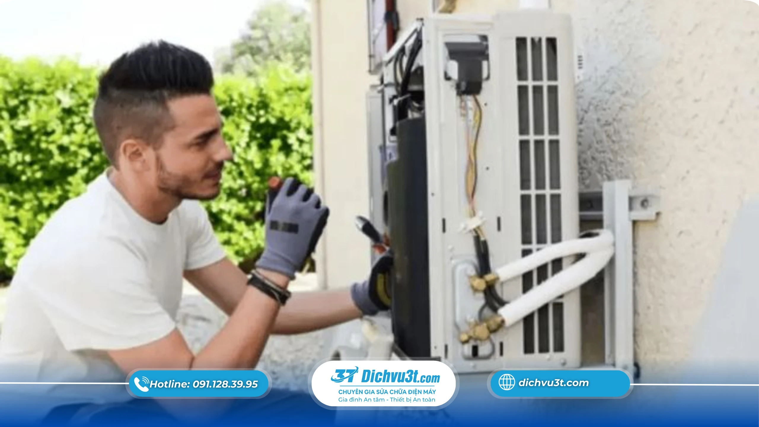 Quạt tản nhiệt cục nóng bị hỏng – Nguyên nhân khiến cục nóng điều hòa không chạy và bị ngắt sau vài phút