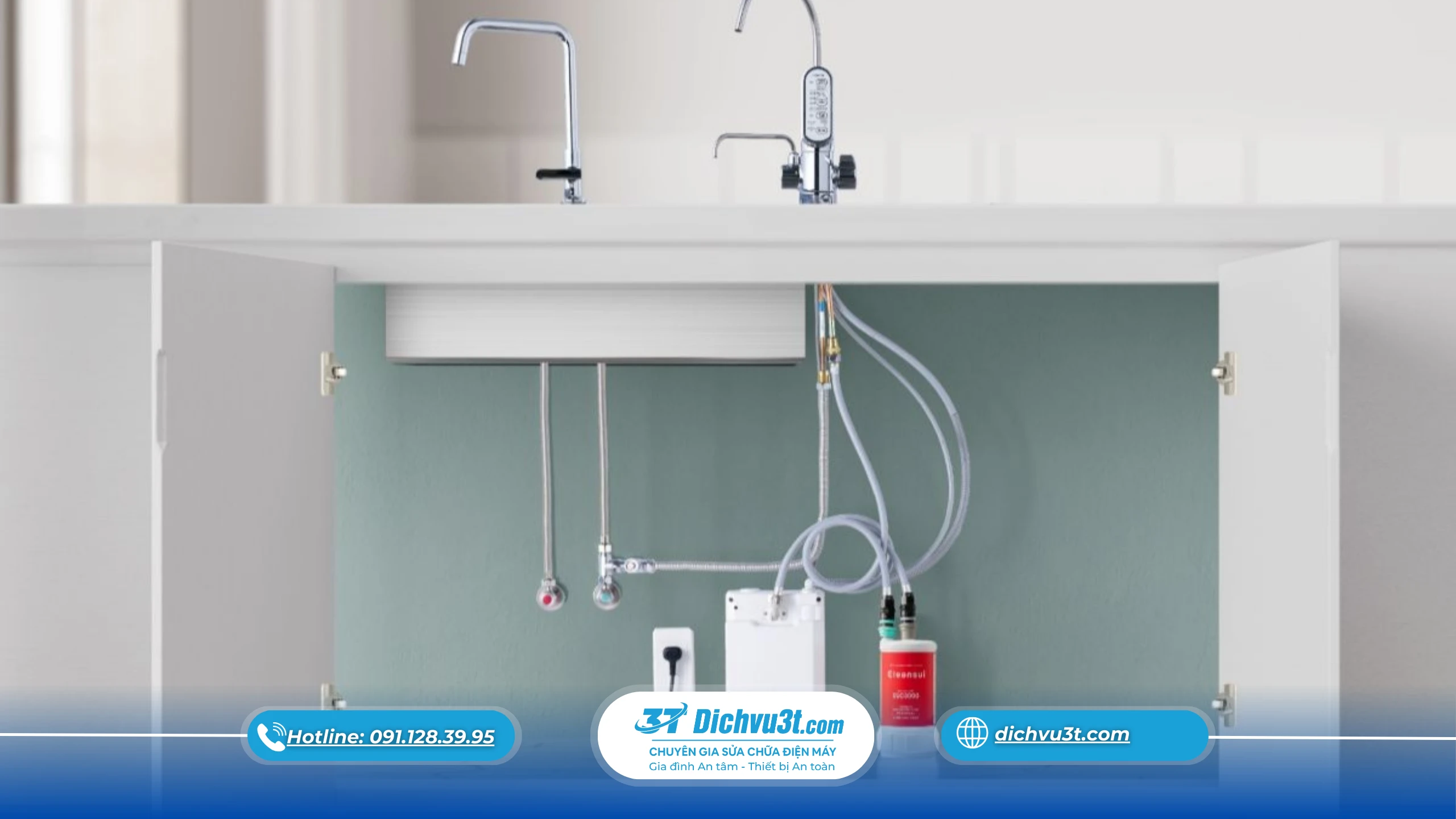 Lắp đặt máy lọc nước – Yếu tố quyết định hiệu quả sử dụng