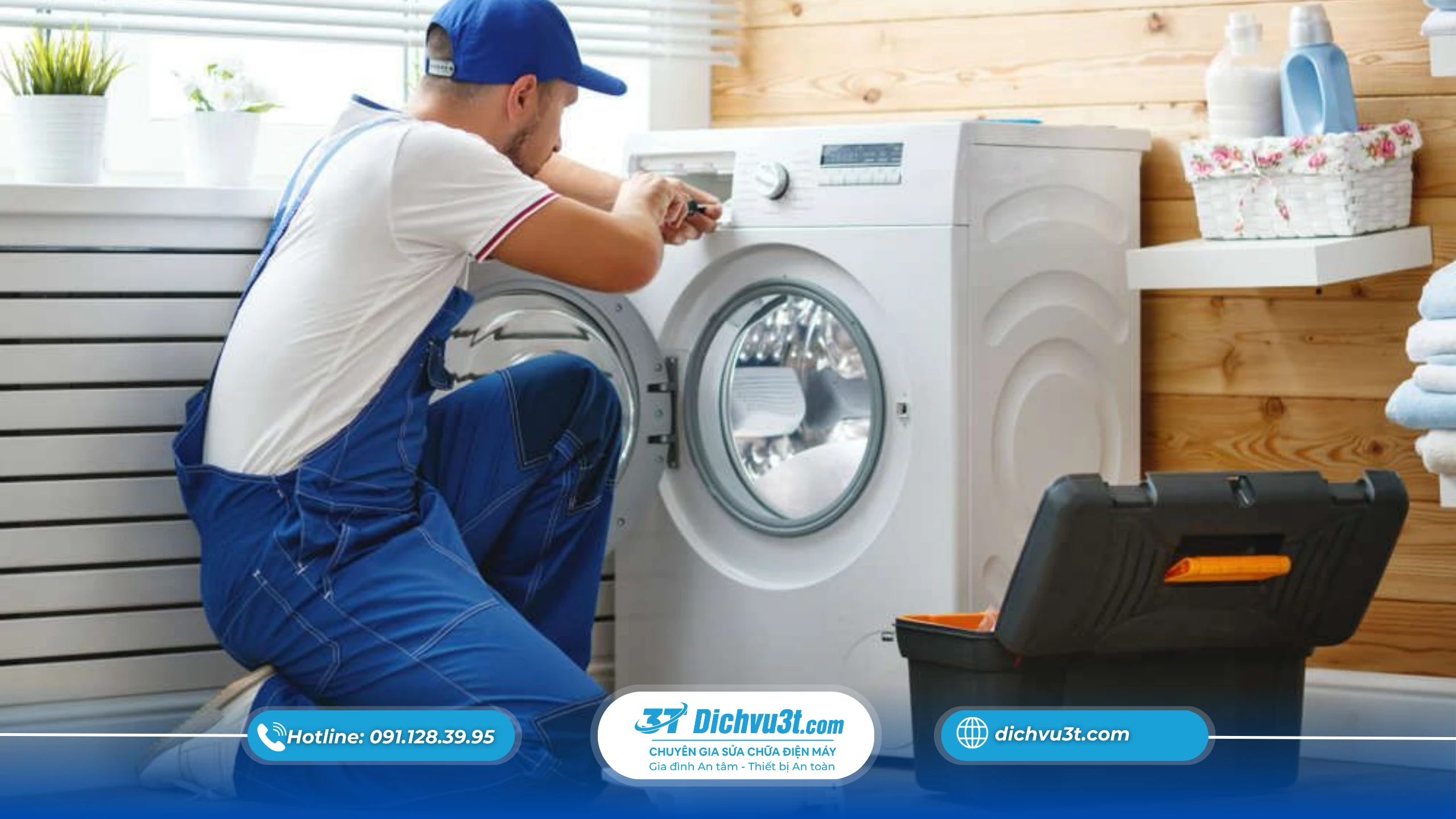 Cách lắp đặt máy giặt cửa ngang đúng kỹ thuật