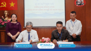 Trường Cao đẳng Bán công và Quản trị Doanh nghiệp CTIM và Dịch vụ 3T ký kết hợp tác đào tạo kỹ thuật viên