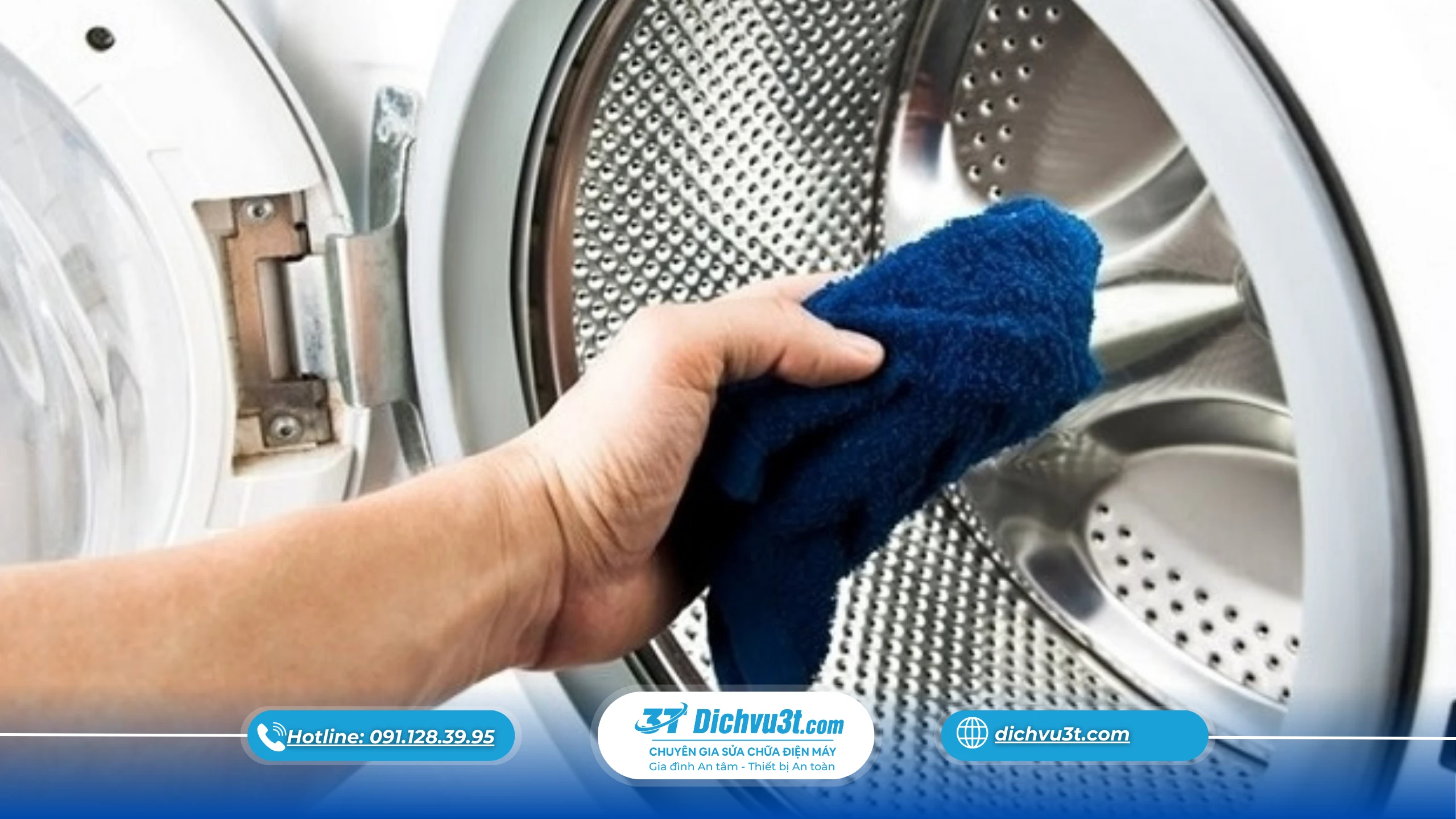 sửa chữa máy giặt: Vì sao bột giặt bám lại sau khi giặt?