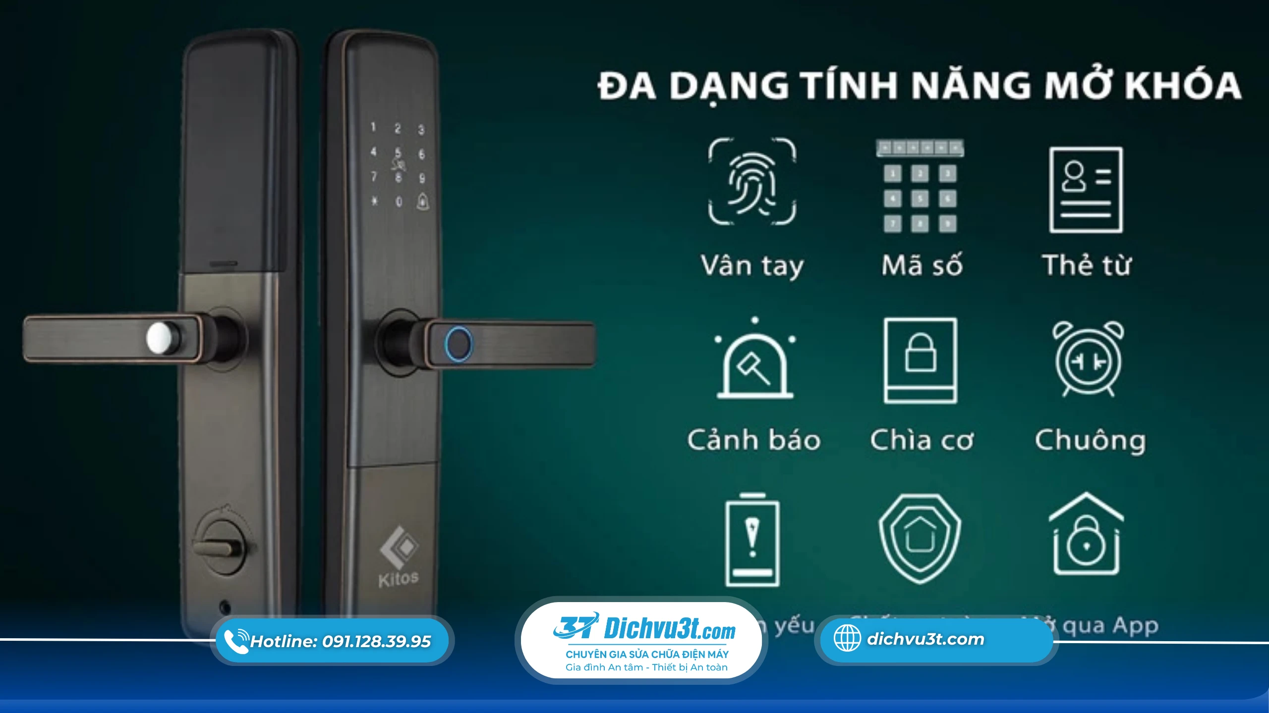 lắp đặt khóa thông minh