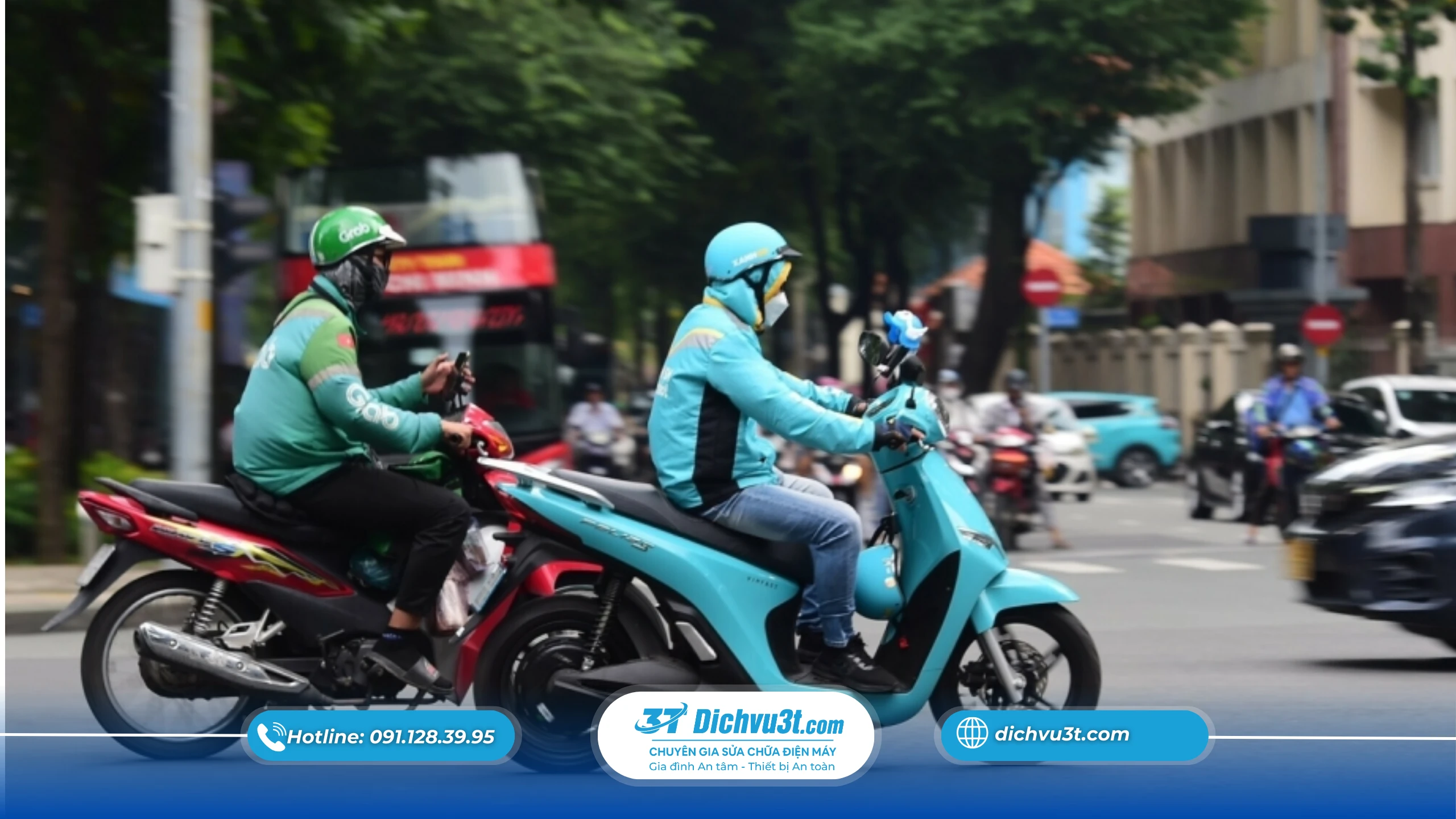 Tránh để xe dưới trời nắng trực tiếp