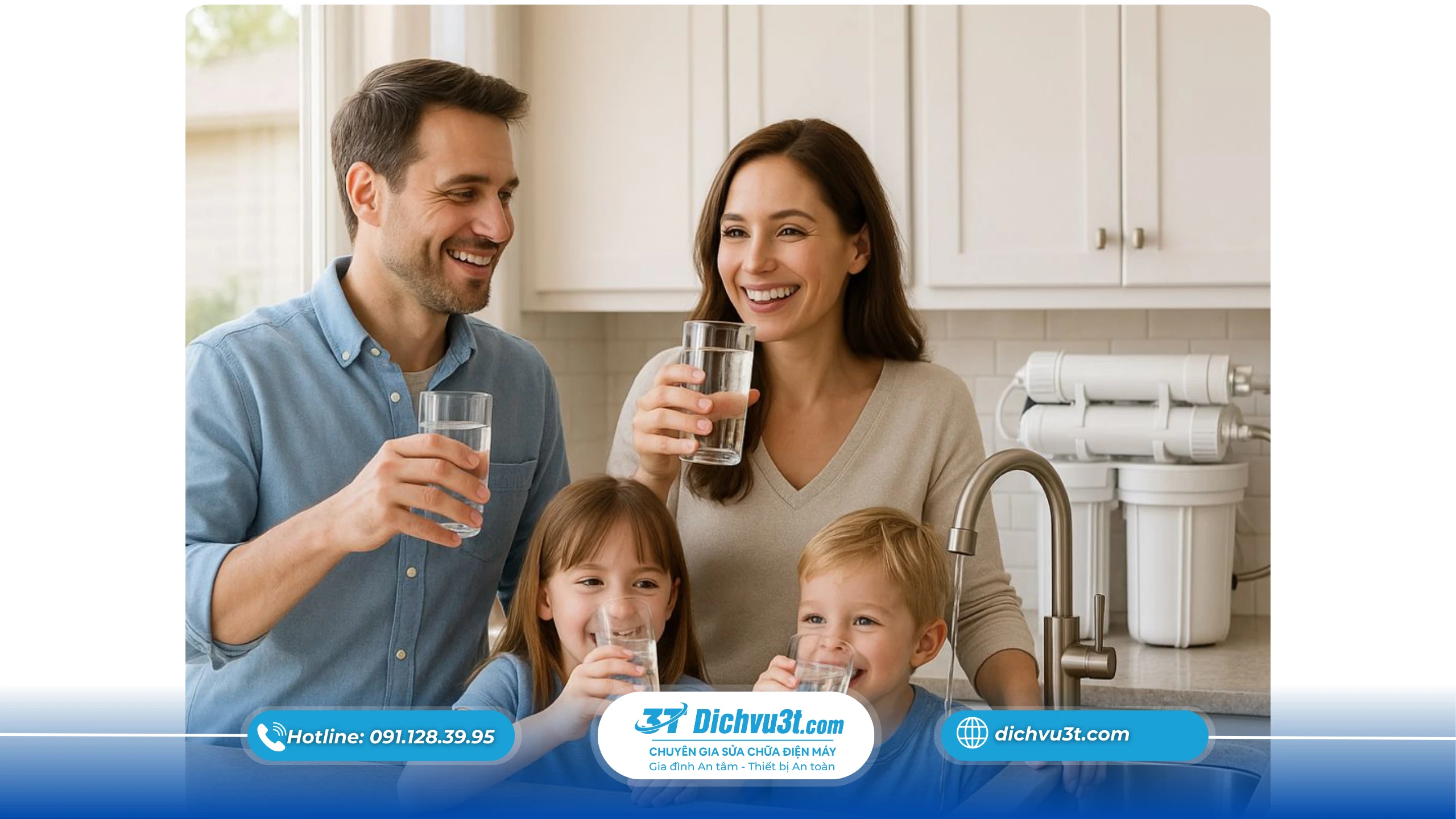 Máy lọc nước thông minh - giải pháp tối ưu cho gia đình hiện đại