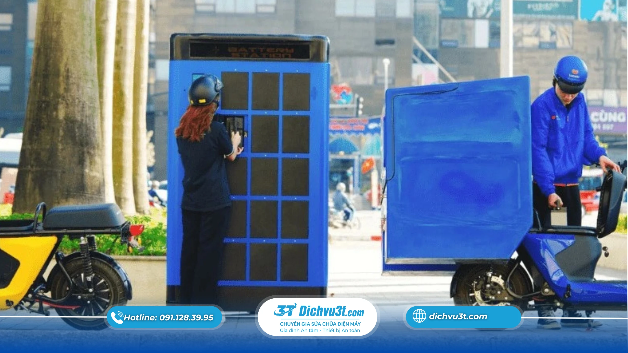 Trạm đổi pin xe điện