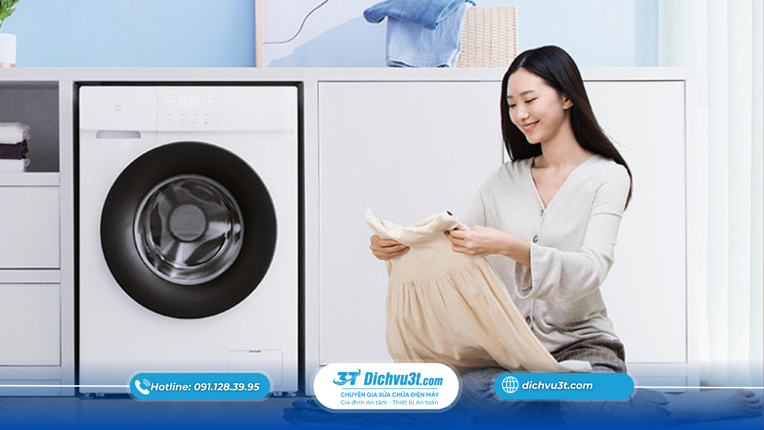 Bạn hiện đang xem Cách dùng máy giặt để tiết kiệm điện, nước ngày hè | Dịch Vụ 3T