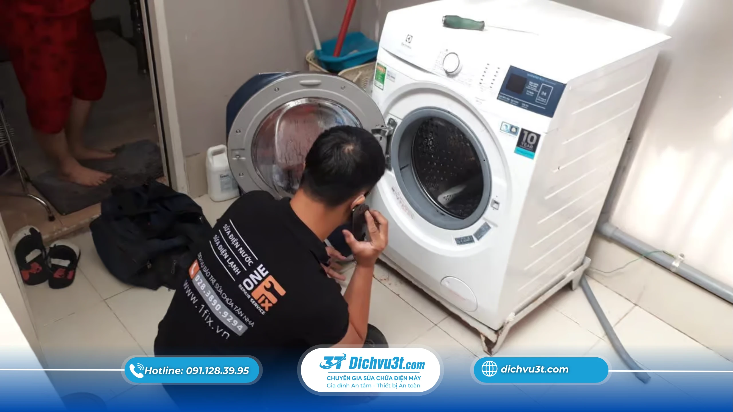 lắp đặt máy giặt