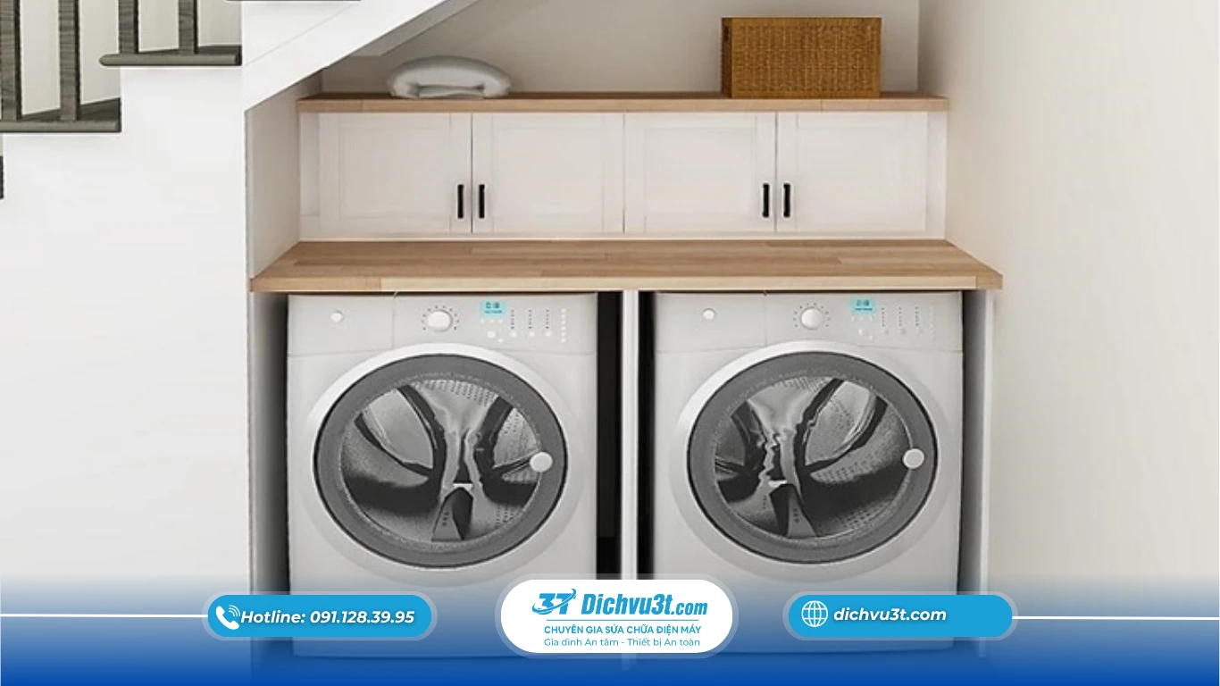 Lắp đặt máy giặt ở vị trí nào trong nhà?