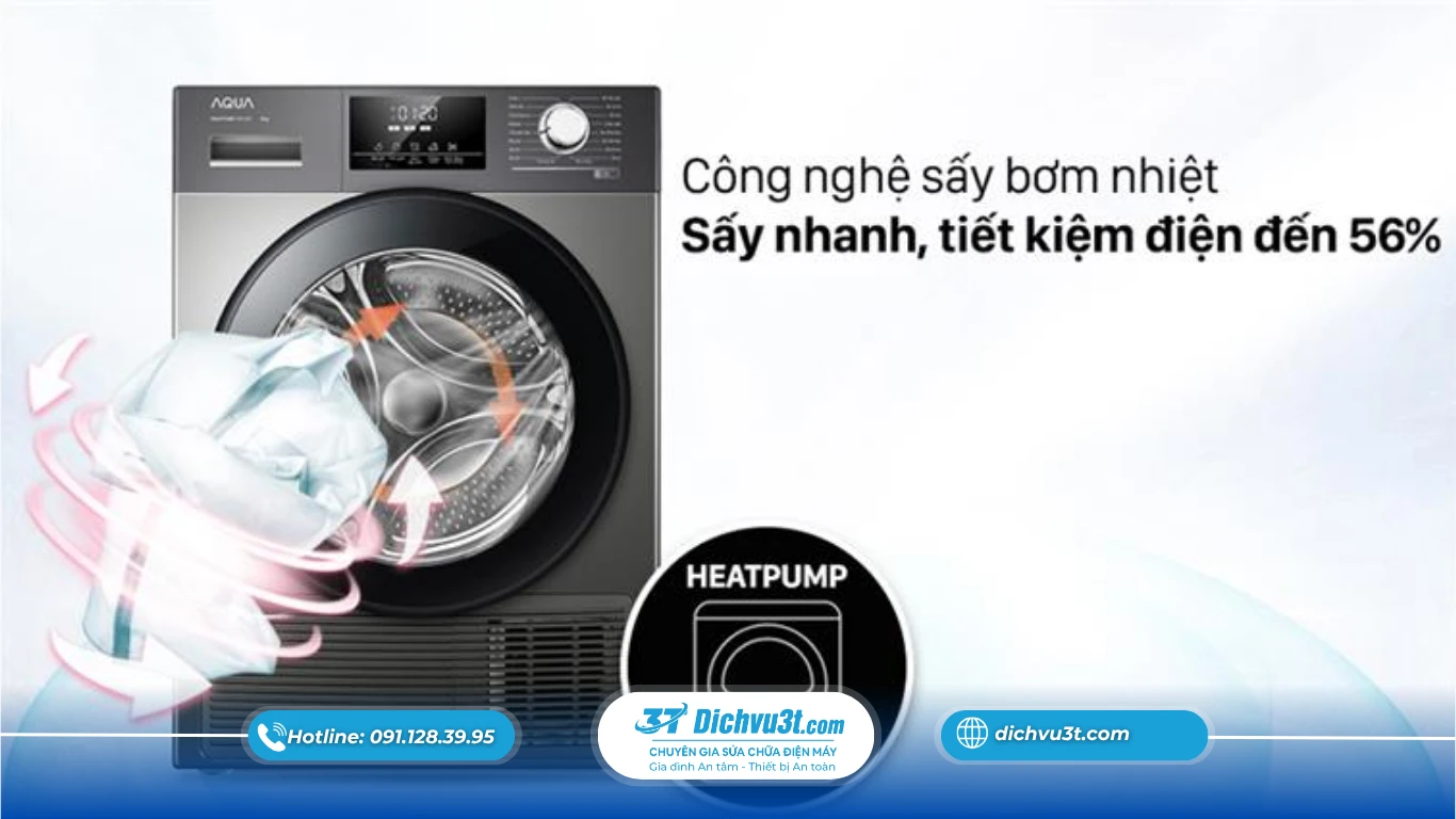 So sánh: Máy sấy bơm nhiệt – máy sấy ngưng tụ – máy sấy thông hơi