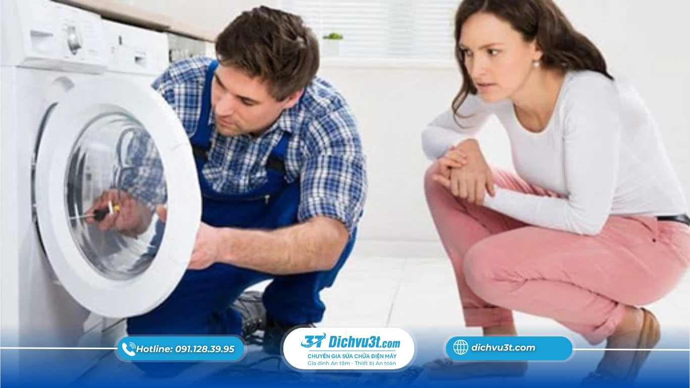 5 lỗi thường gặp khi sử dụng máy giặt
