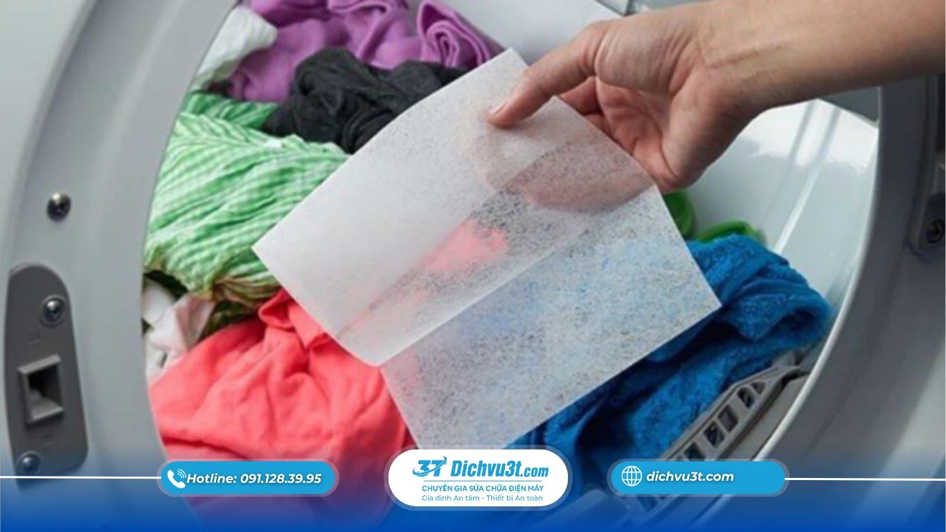 Lý do dùng máy sấy mà quần áo không thơm?