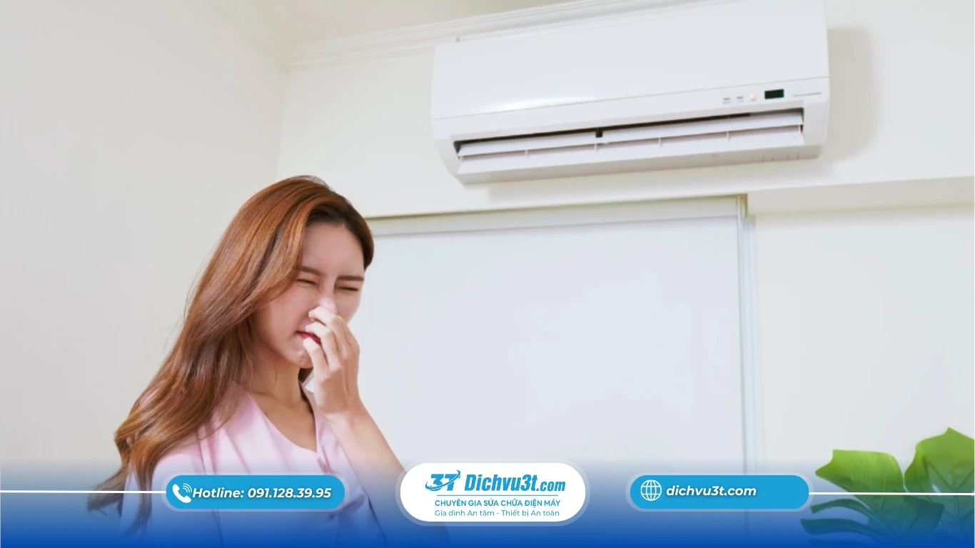 Điều hòa có mùi là do đâu?