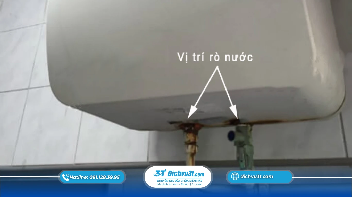 Bình nóng lạnh bị rò nước? Cách sửa chữa nhanh tại nhà