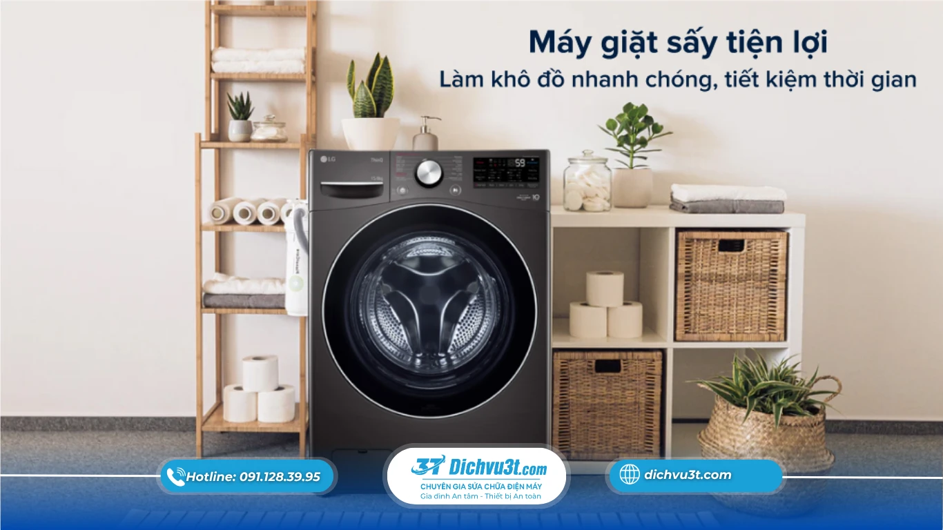 Nên mua máy giặt tích hợp sấy không?