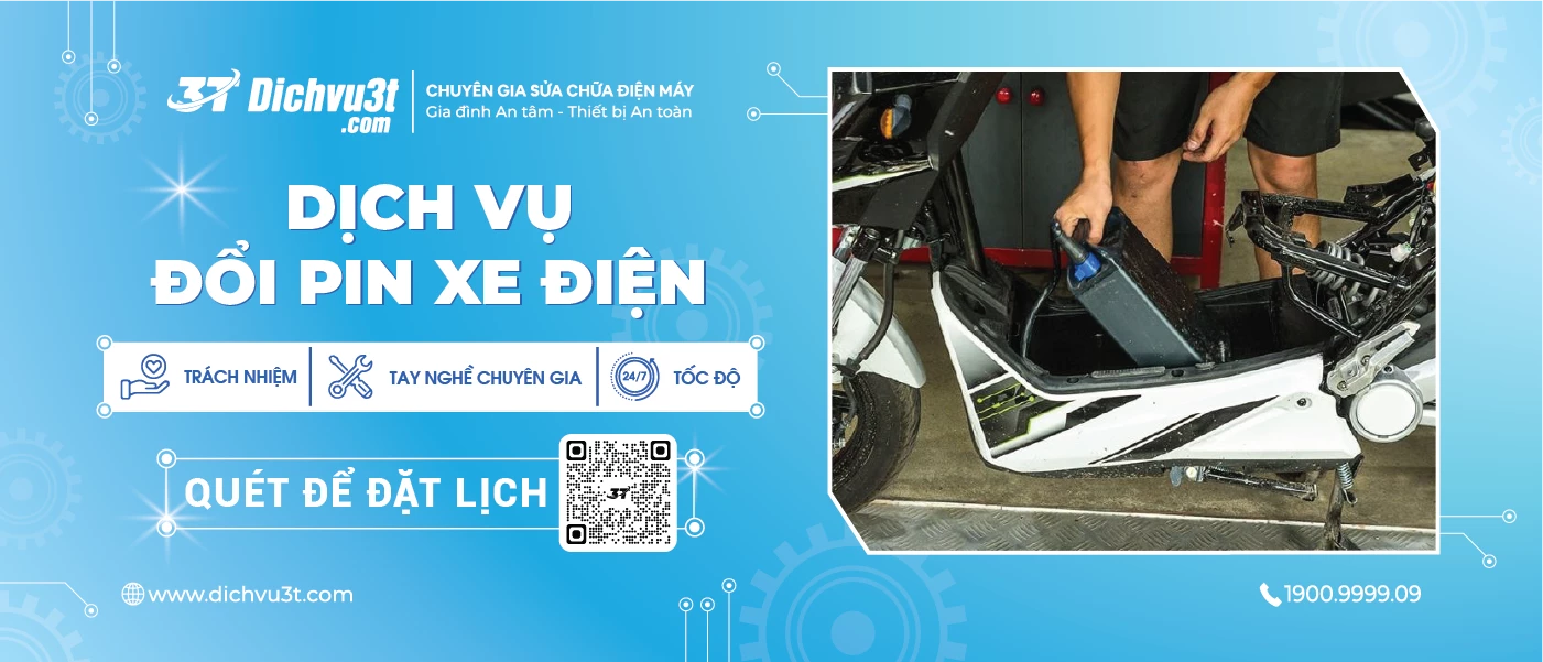Đổi pin xe điện
