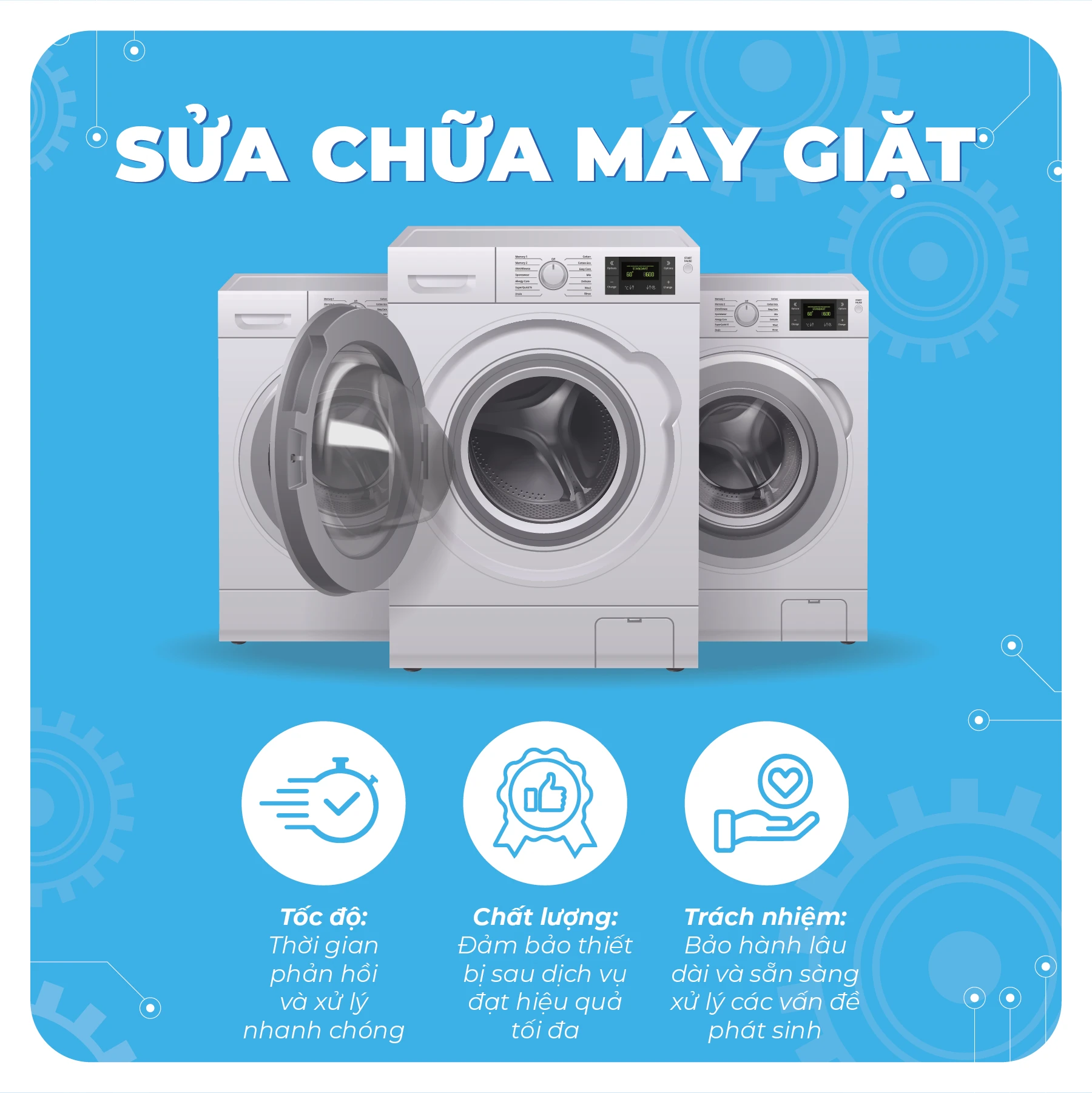 Sửa chữa máy giặt - máy sấy