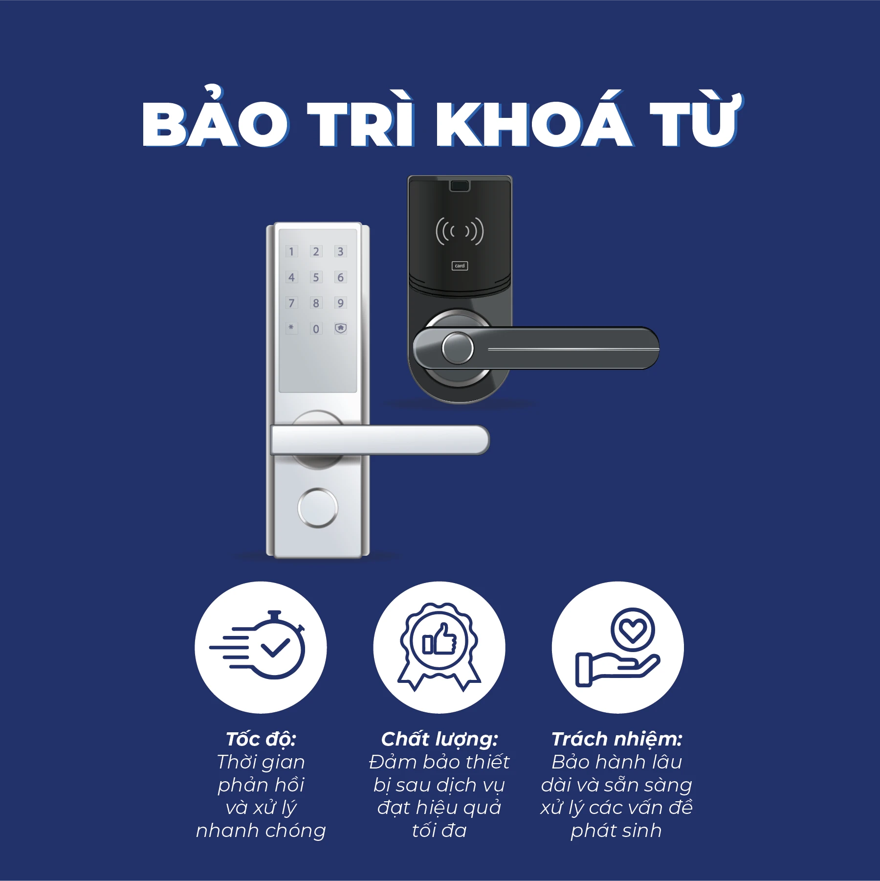 Bảo trì khóa thông minh