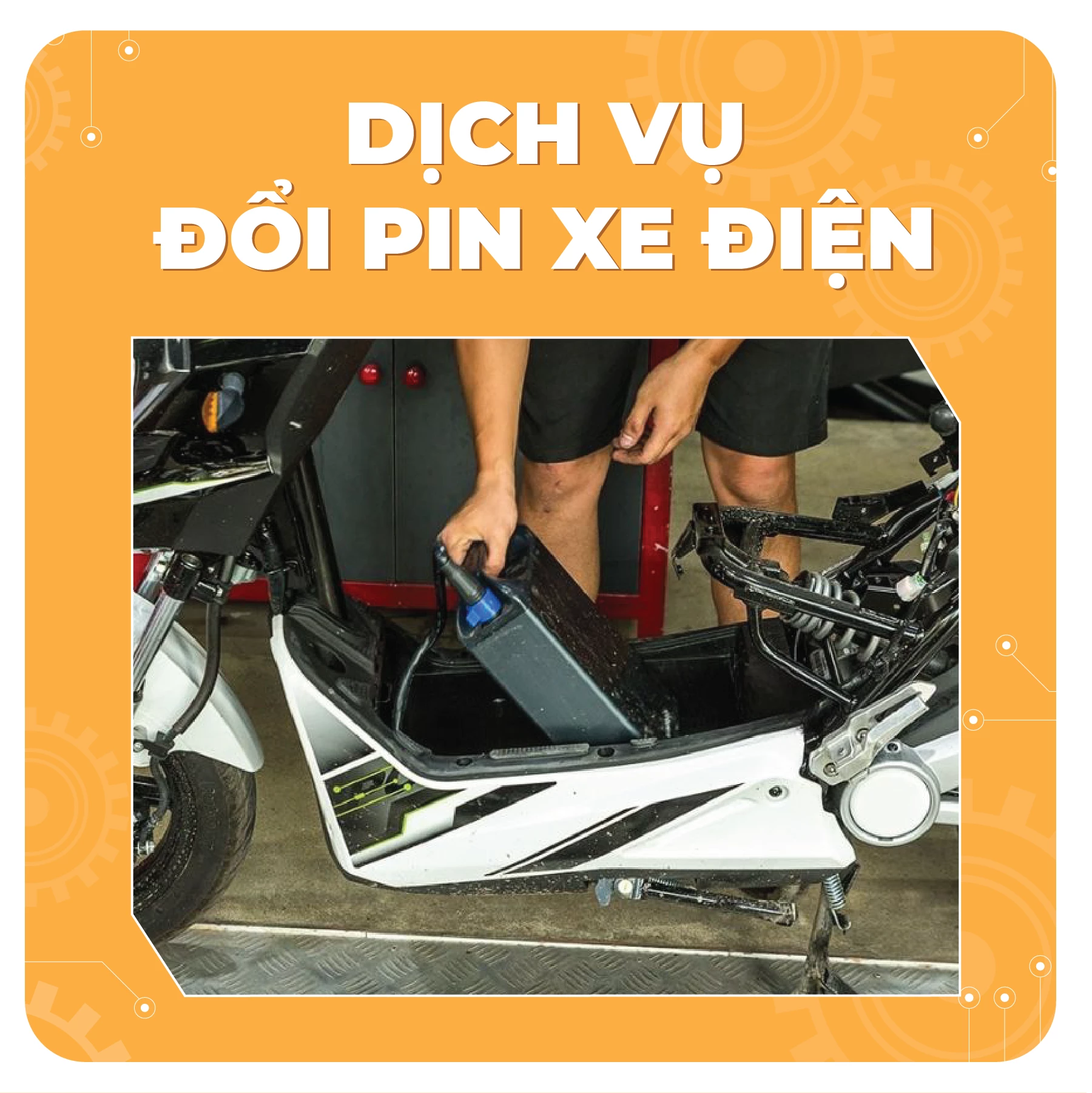 Đổi pin xe điện