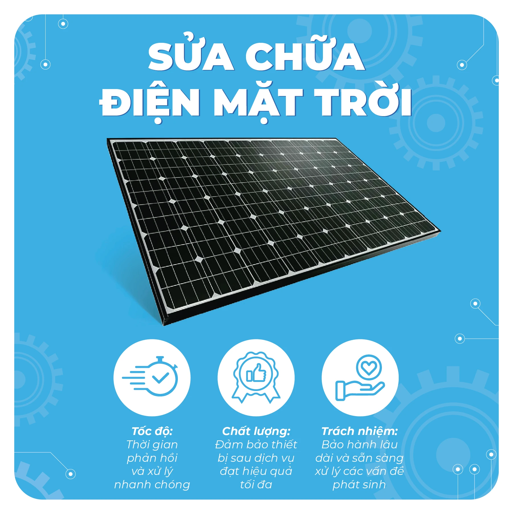 Sửa chữa điện mặt trời