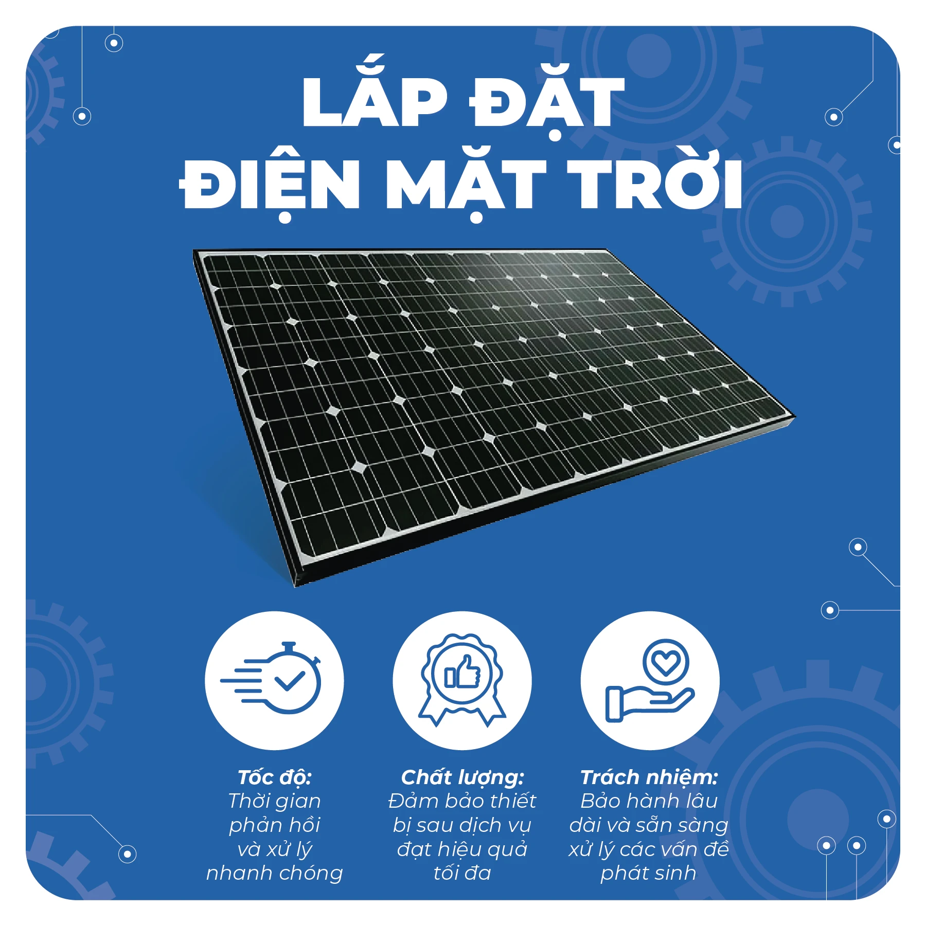 Lắp đặt điện mặt trời