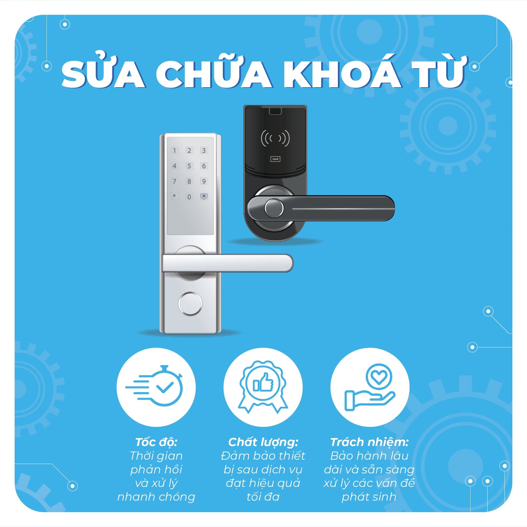 Sửa chữa khóa thông minh