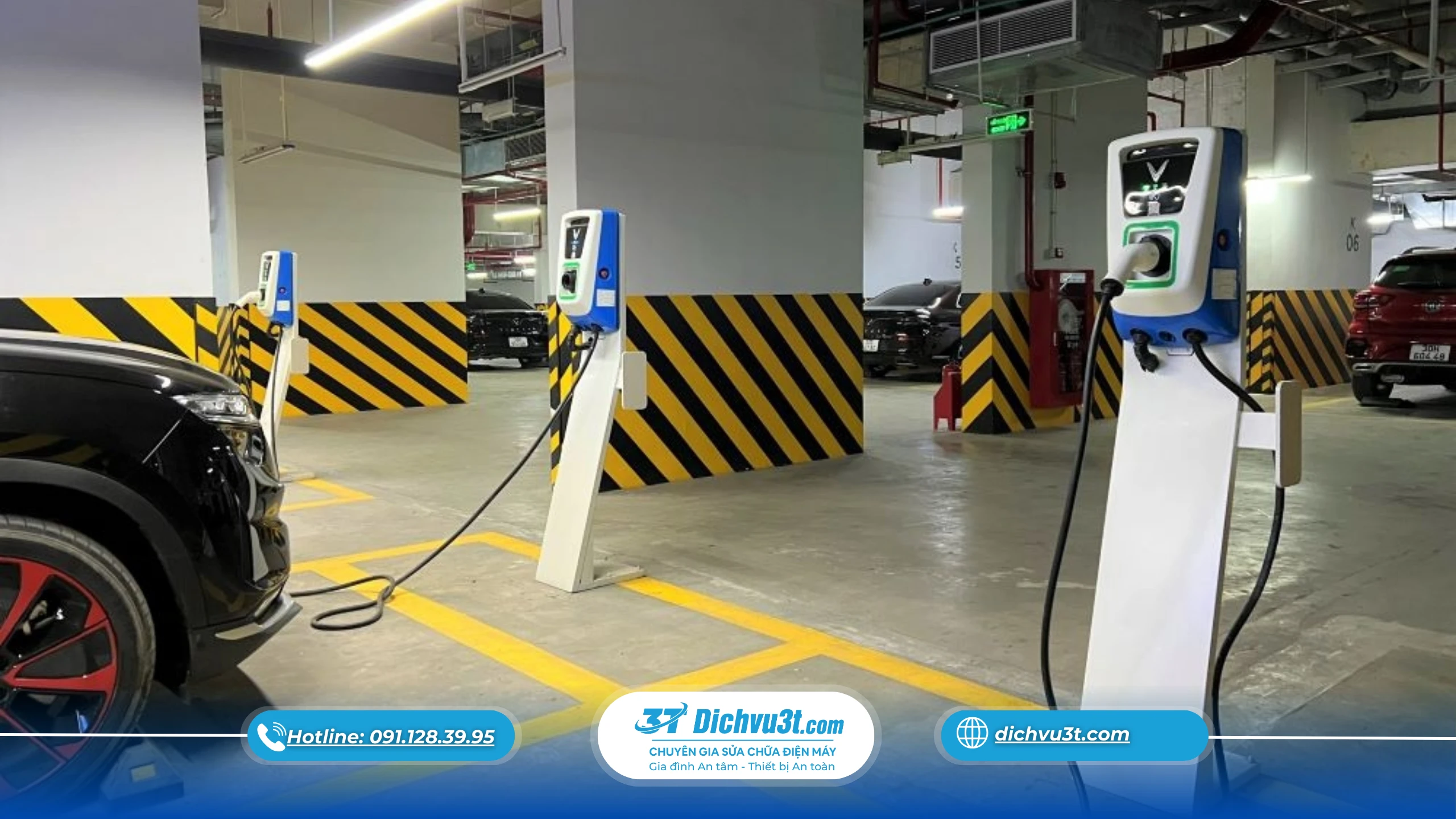 lắp đặt trạm sạc xe điện