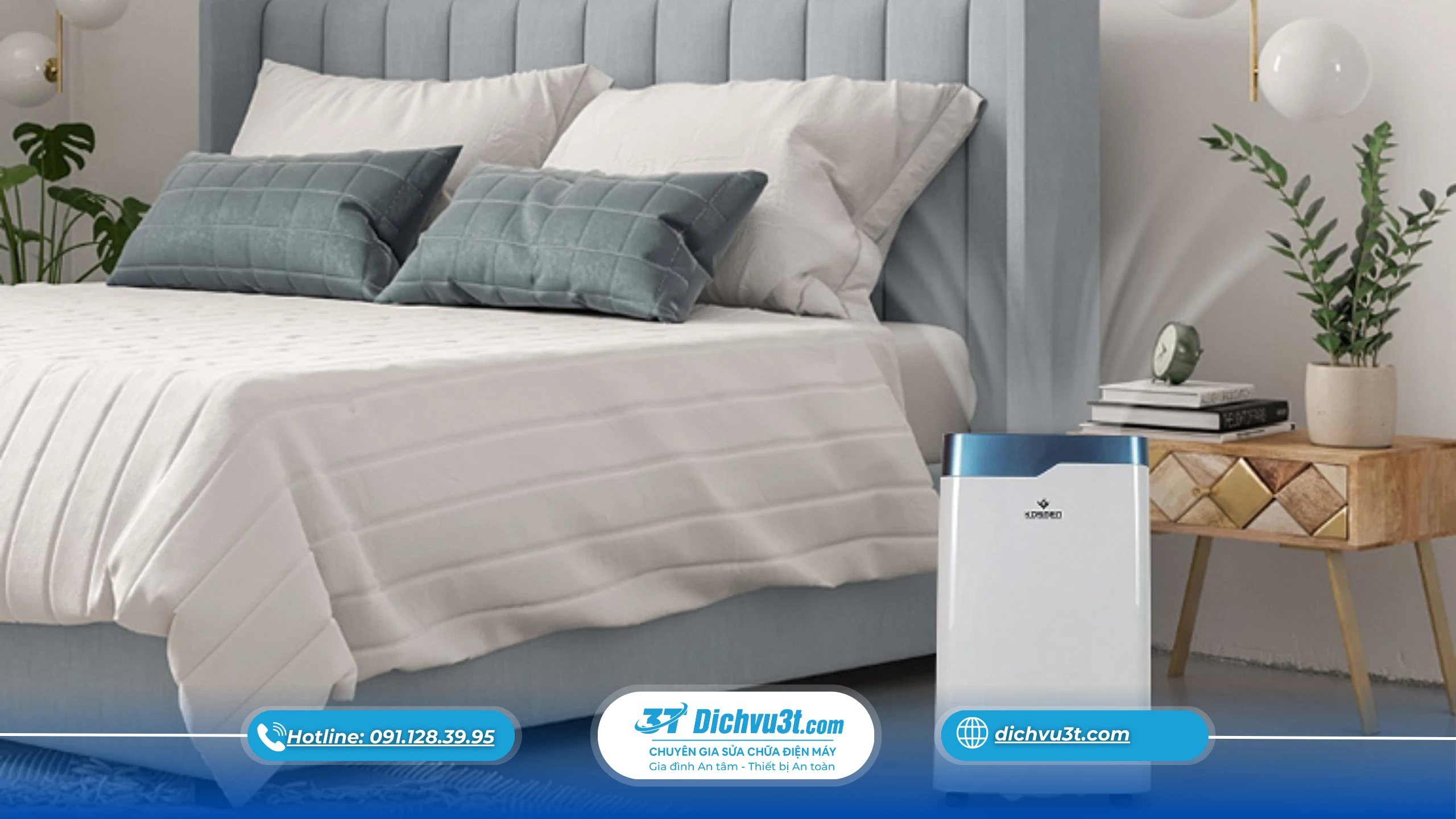 lựa chọn máy hút ẩm cho phòng ngủ