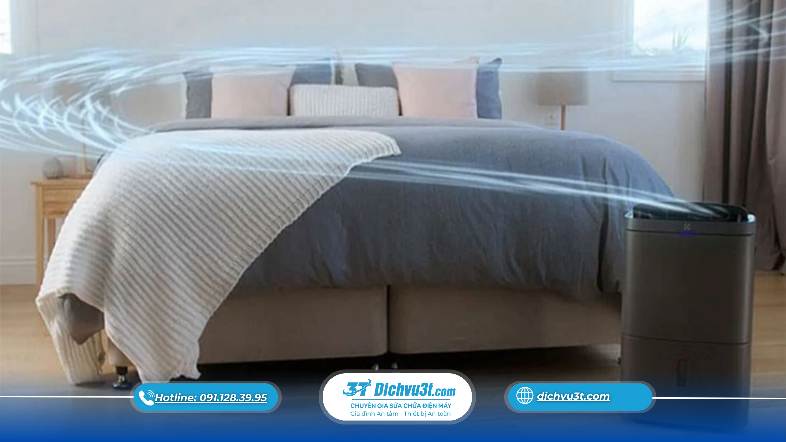 lựa chọn máy hút ẩm cho phòng ngủ