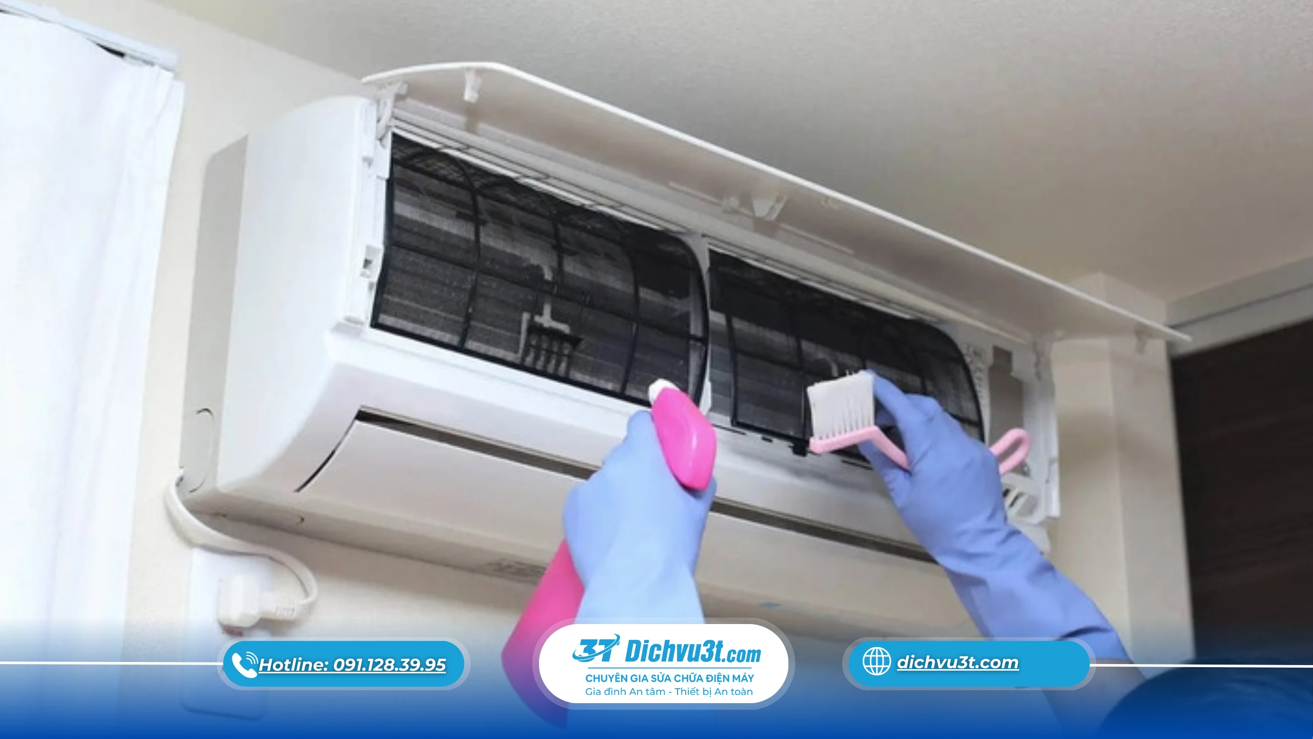 mẹo vệ sinh điều hoà tại nhà