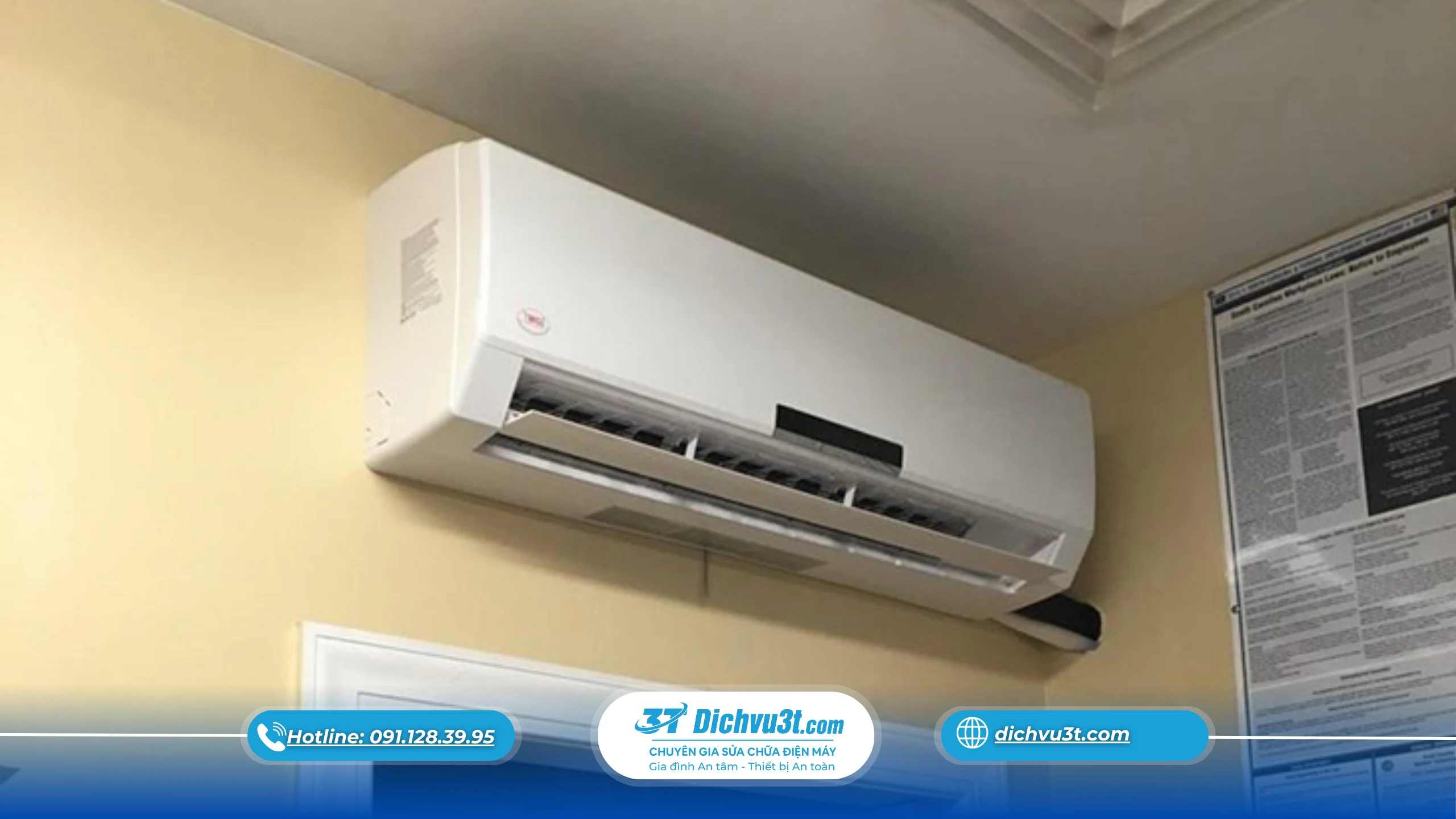 vị trí lắp đặt điều hoà