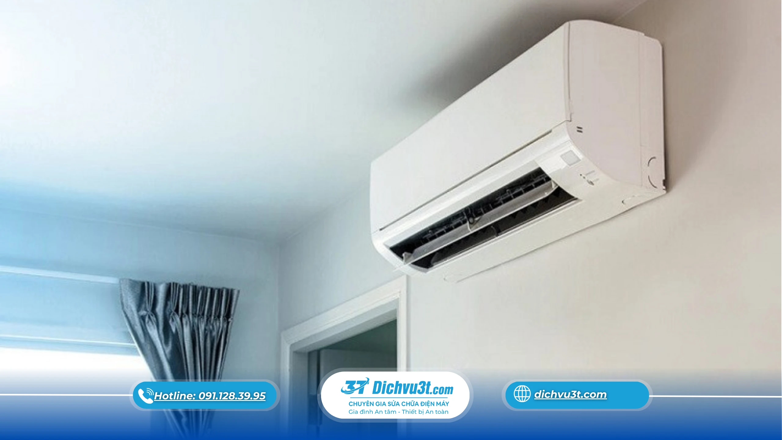 vị trí lắp đặt điều hoà