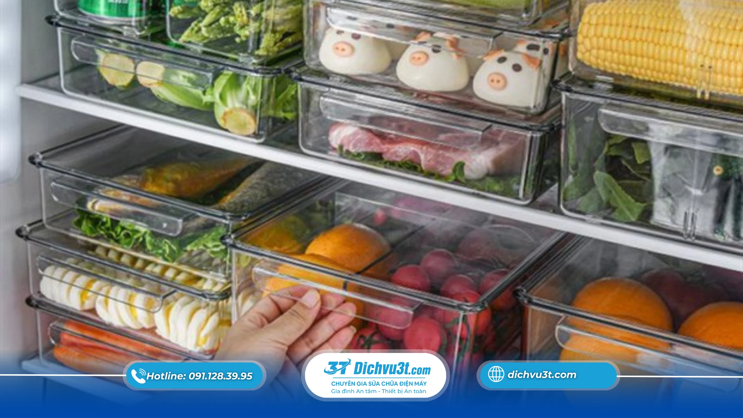 Nguyên tắc vàng khi sắp xếp thực phẩm trong tủ lạnh