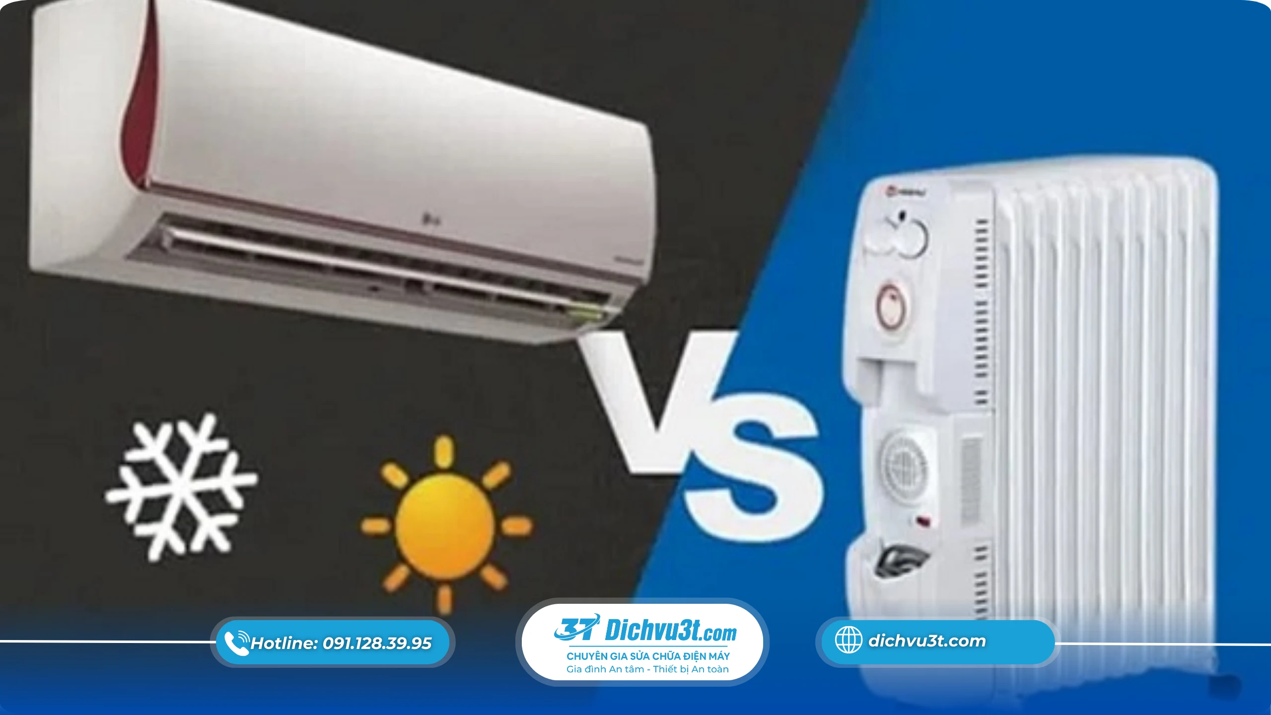 Tổng quan về điều hòa sưởi và máy sưởi điện