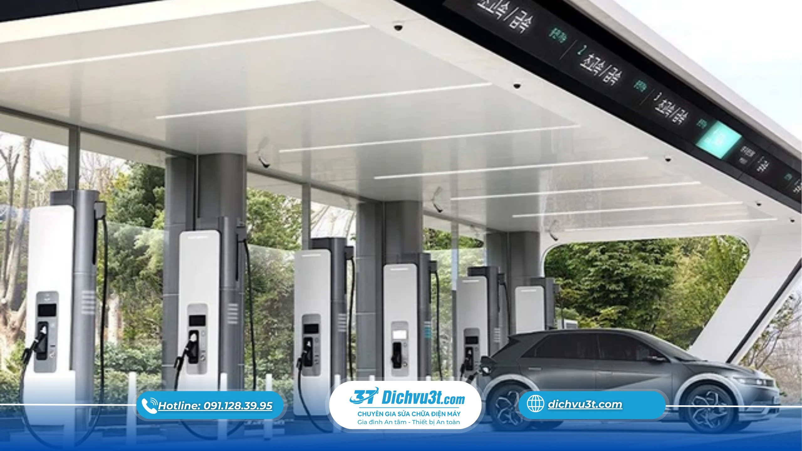 trạm sạc xe điện