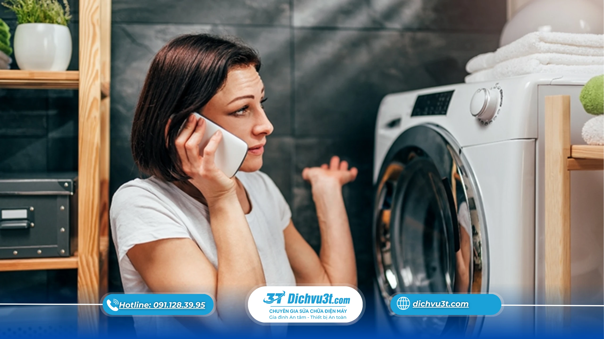 máy giặt đang xả nước thì dừng, máy giặt dừng khi đang xả nước, cách xử lý máy giặt đang xả nước thì dừng, Dịch Vụ 3T 