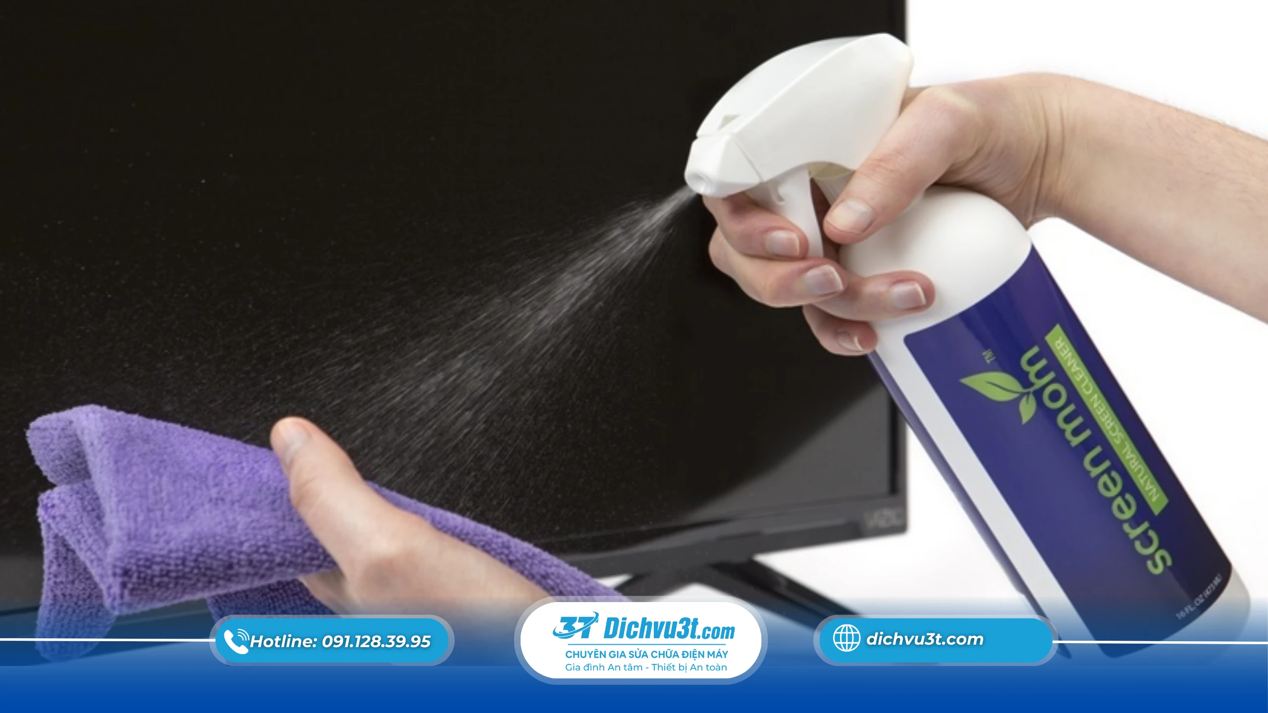 Cách vệ sinh màn hình tivi đúng cách tại nhà – Giữ màn hình sạch đẹp, bền lâu