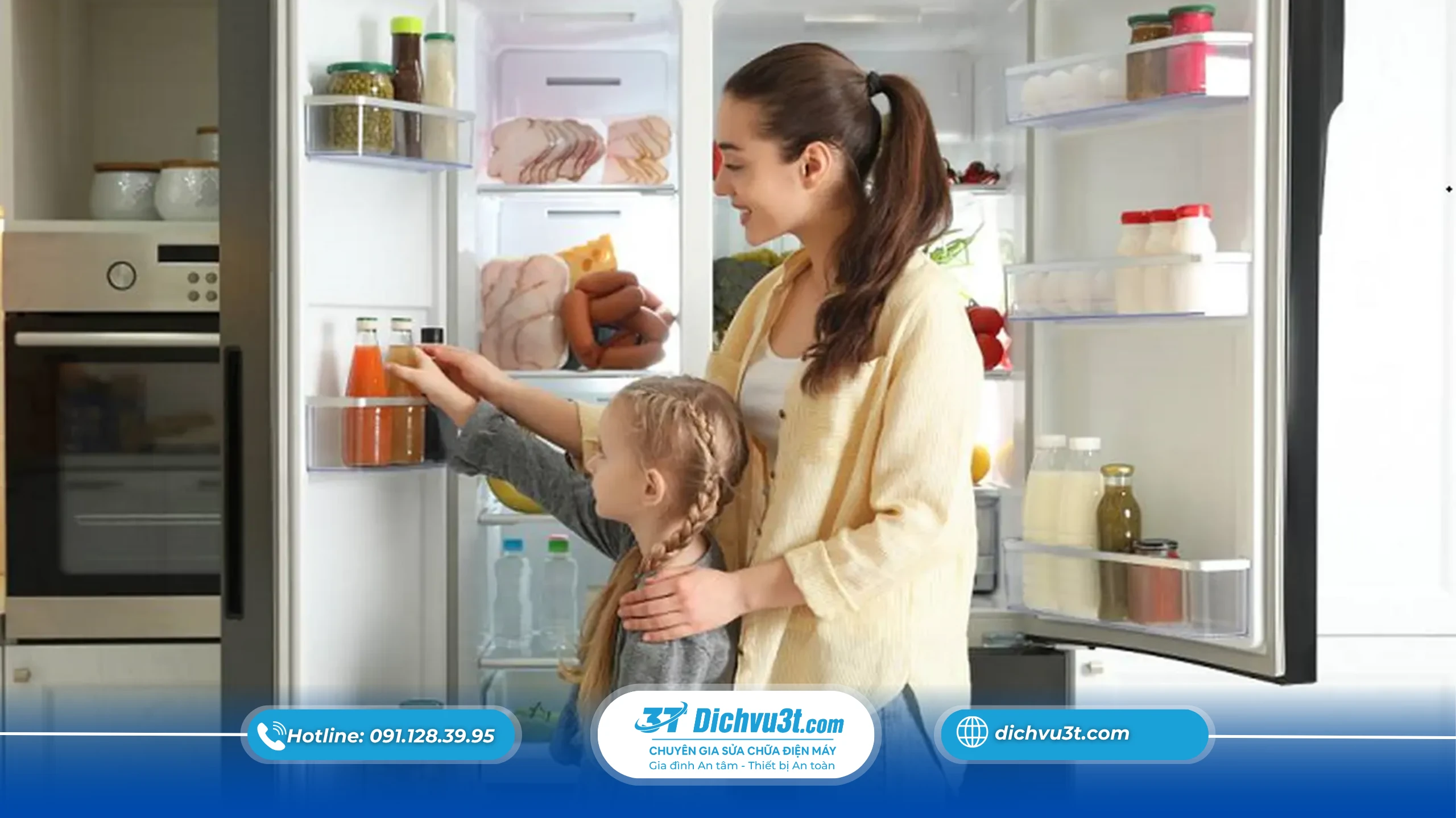 Hướng dẫn sử dụng tủ lạnh thông minh từ Dichvu3t giúp tiết kiệm điện và bảo quản thực phẩm hiệu quả