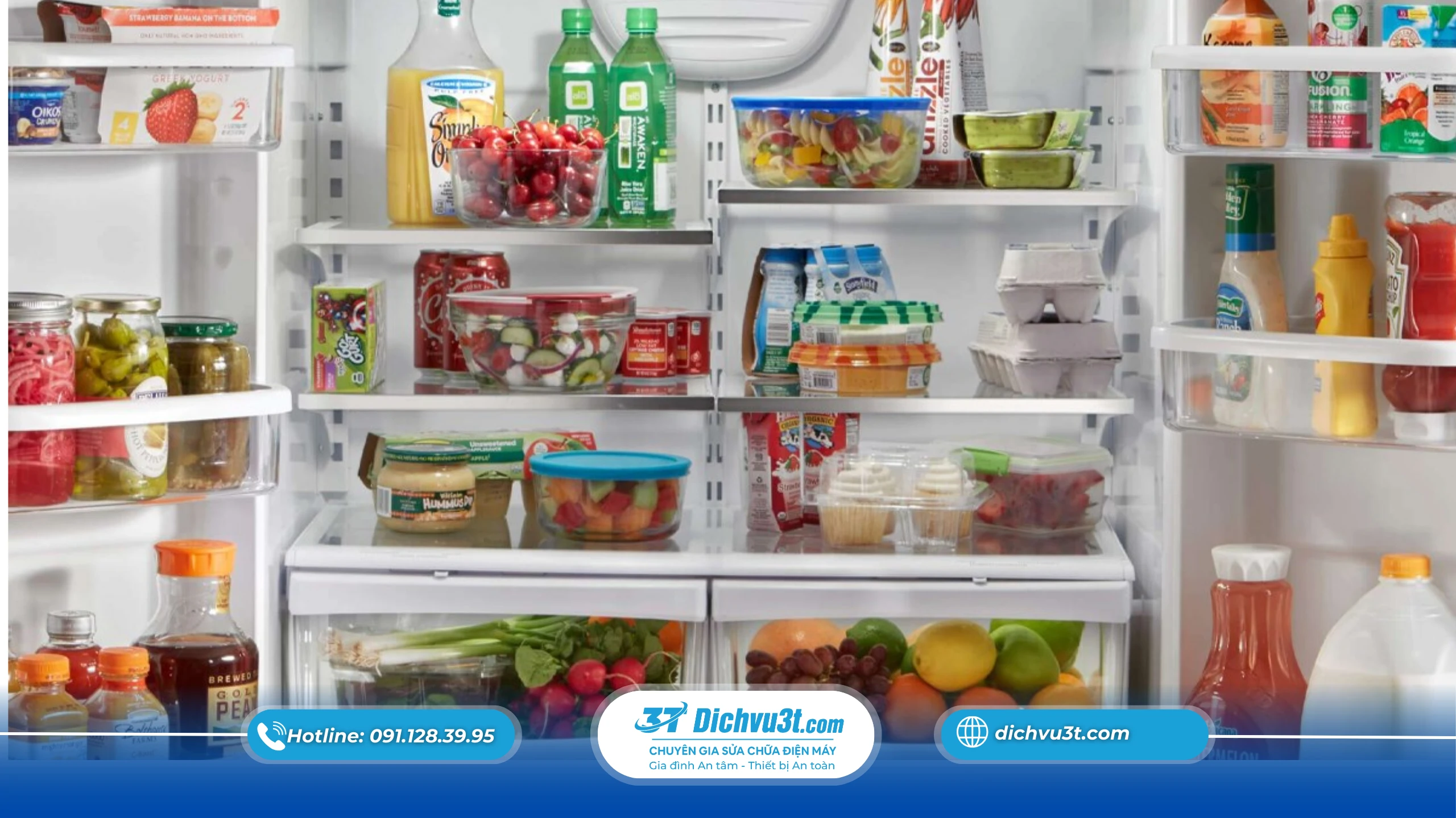 Sắp xếp thực phẩm trong tủ lạnh ngày Tết khi bạn không ở nhà – Cách làm đúng & an toàn