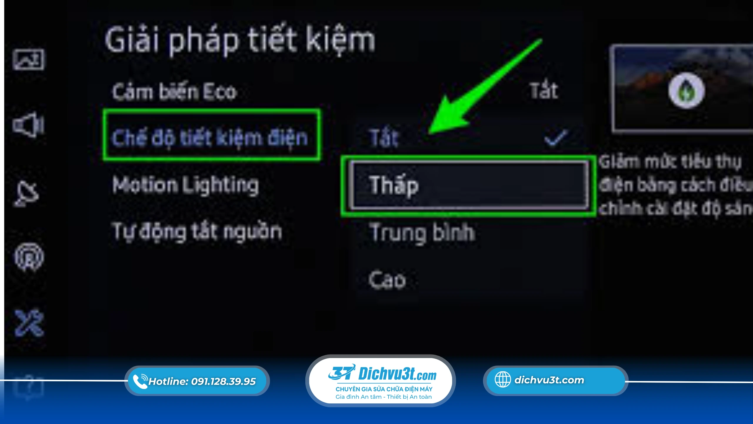 Những cài đặt giúp Smart TV tiết kiệm điện hiệu quả