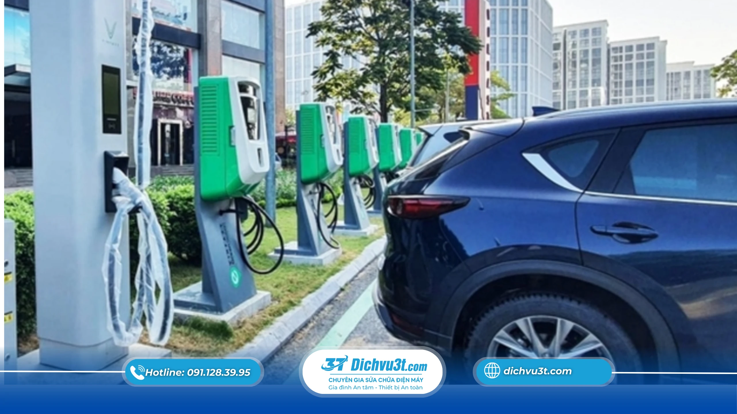 Thực trạng trạm sạc xe điện dịp cao điểm Tết