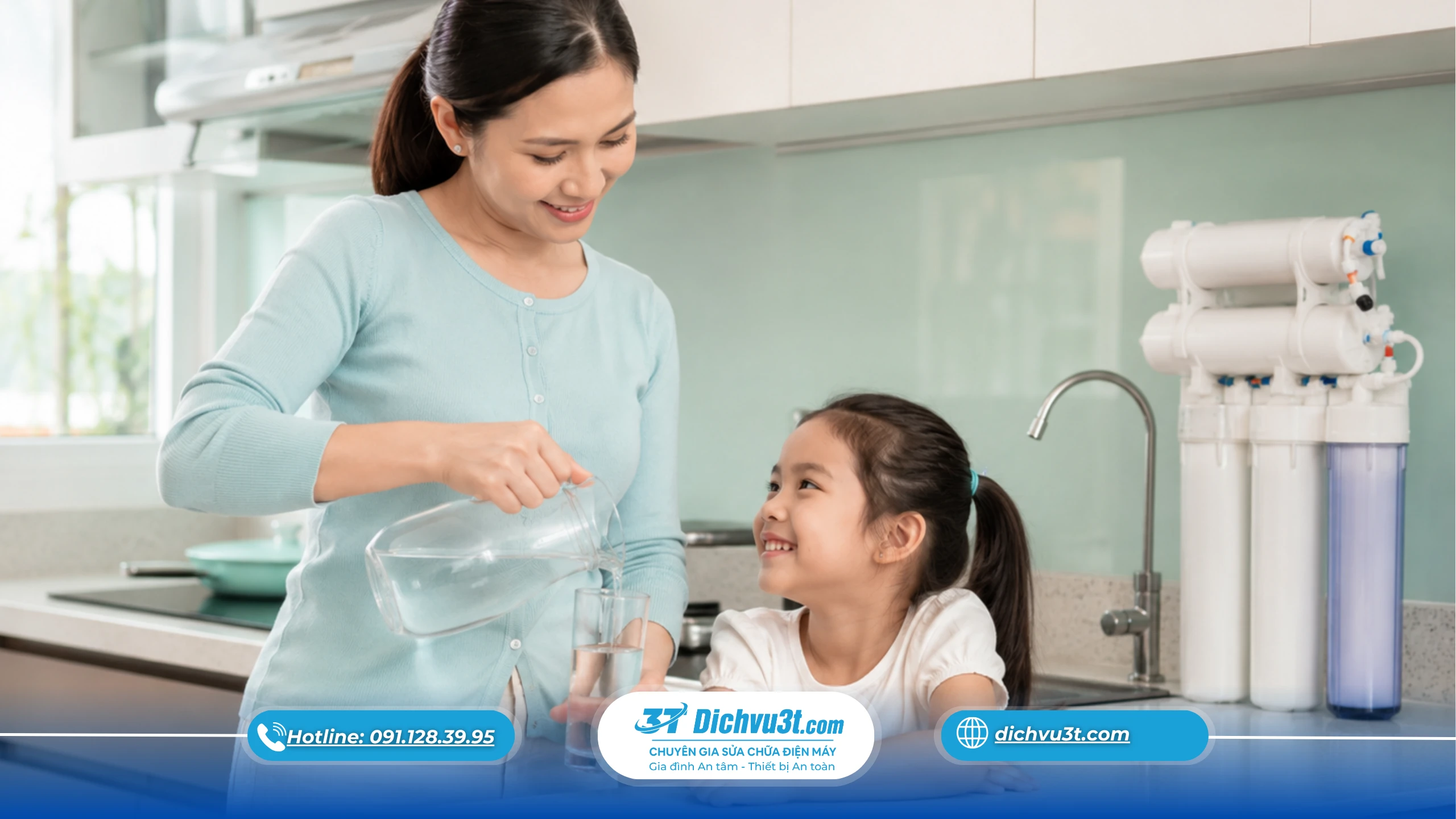máy lọc nước an toàn, không dùng máy lọc nước, lắp đặt máy lọc nước tại nhà, Dịch Vụ 3T