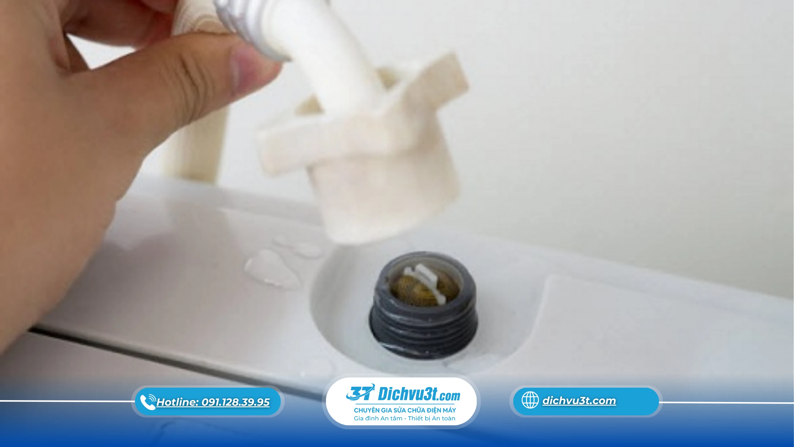 nguồn nước cho máy giặt, máy giặt giặt không sạch, vệ sinh máy giặt, Dịch Vụ 3T
