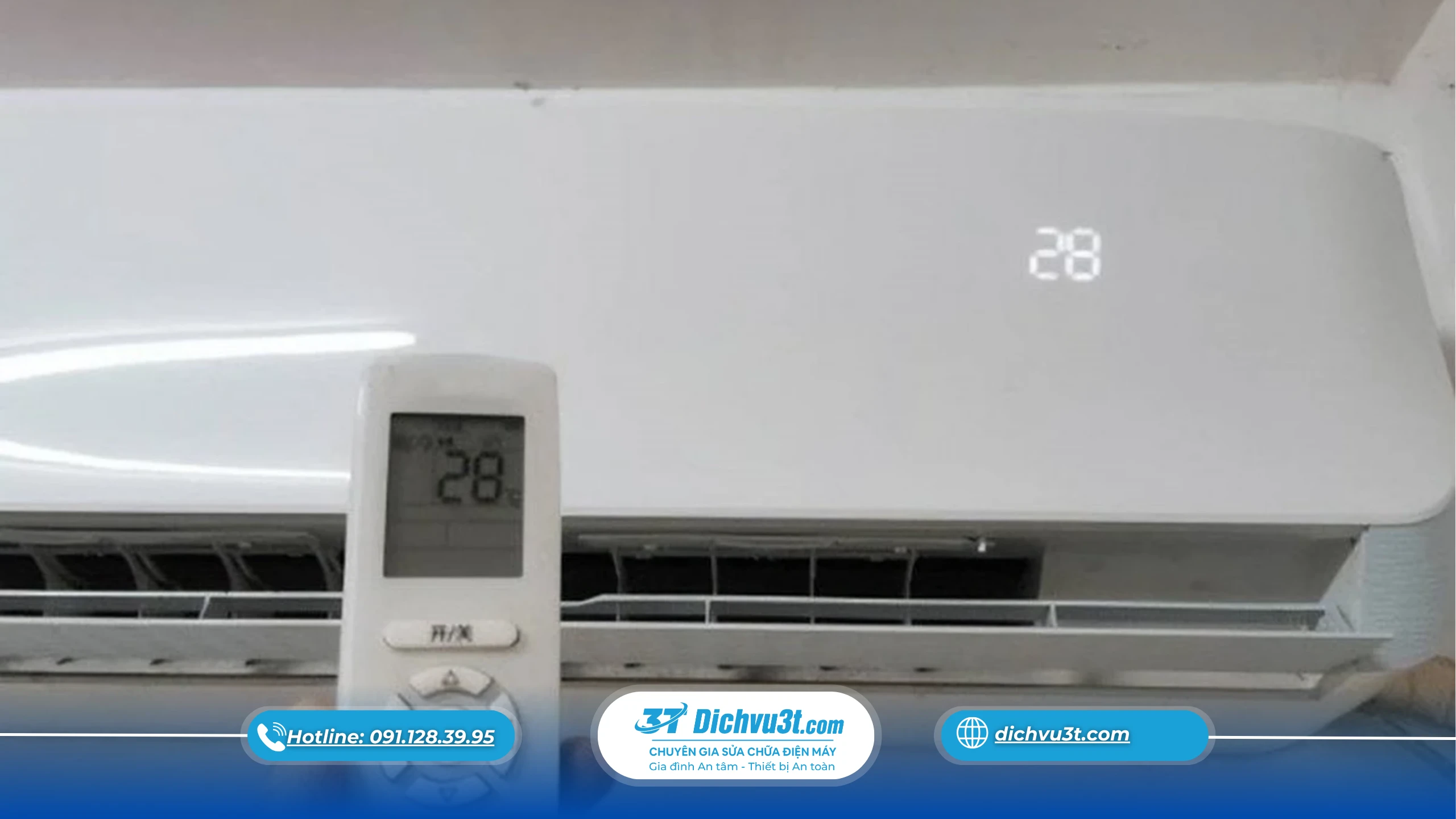 điều hòa 28 độ, bật điều hòa cả ngày, điều hòa tốn điện, Dịch Vụ 3T